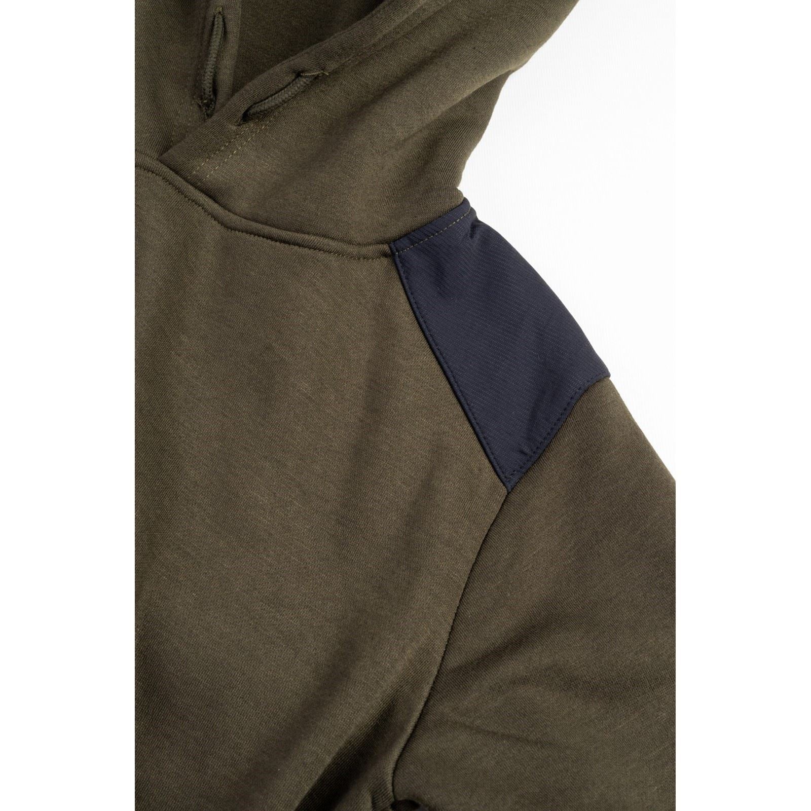 Caterpillar Men's Essentials Hooded Sweatshirt in Army Moss - Image 5