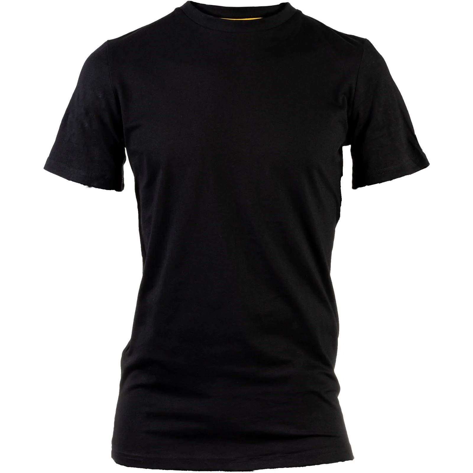 Caterpillar Essentials Short-sleeve Cotton Men's Black T-Shirt - Image 4