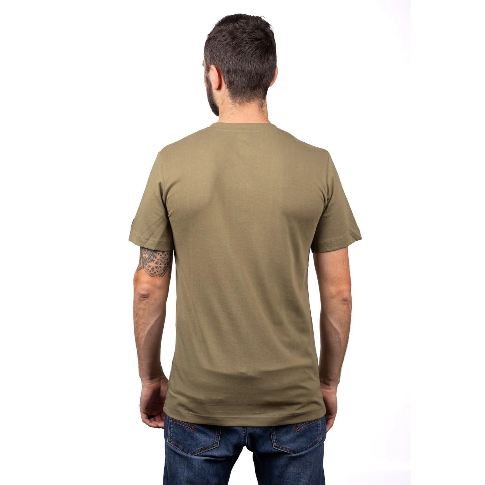 Caterpillar Men's Essentials Short-sleeve T-shirt in Marsh - Image 2