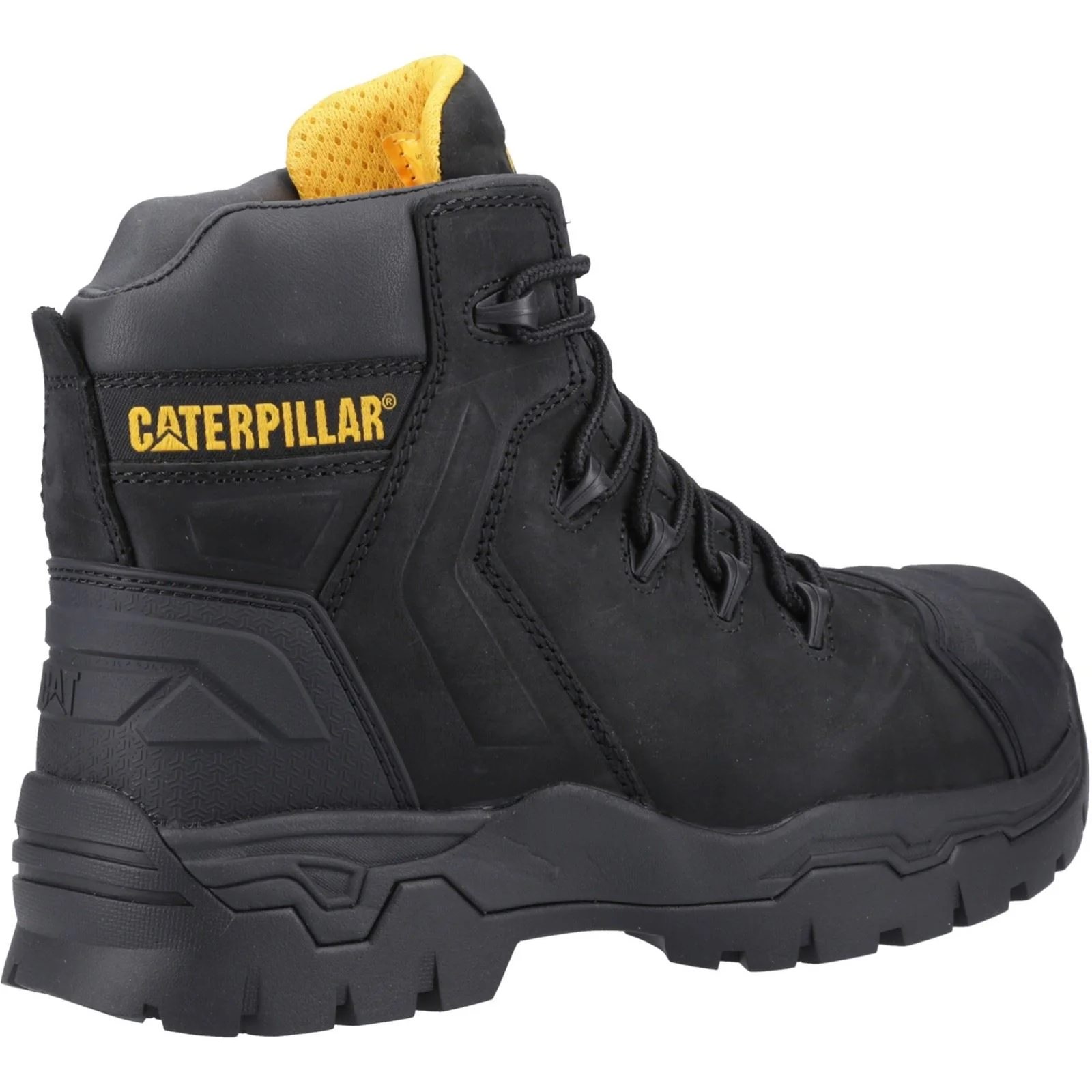 Caterpillar Men's Everett S3 WP Safety Boot in Black - Image 2