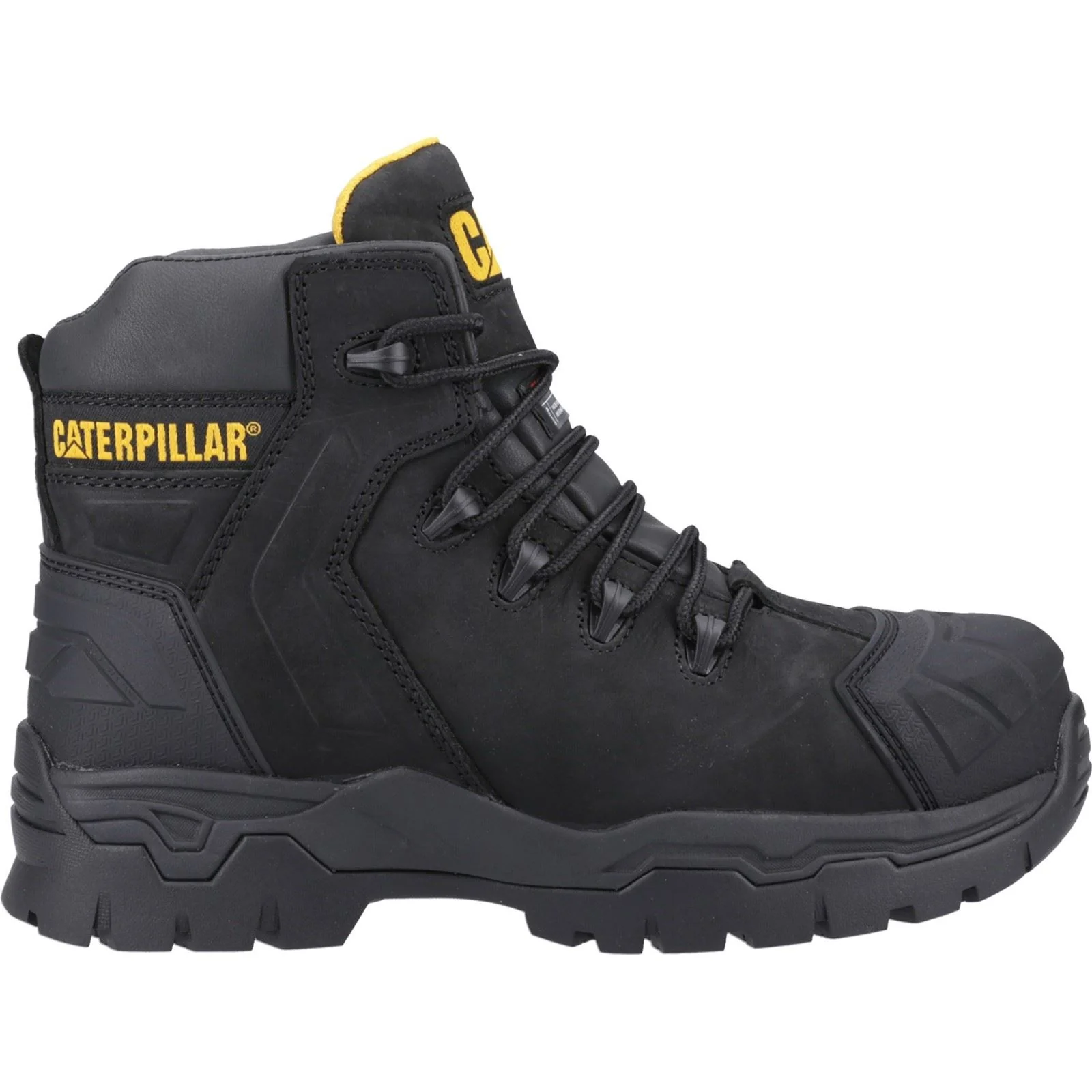 Caterpillar Men's Everett S3 WP Safety Boot in Black - Image 5