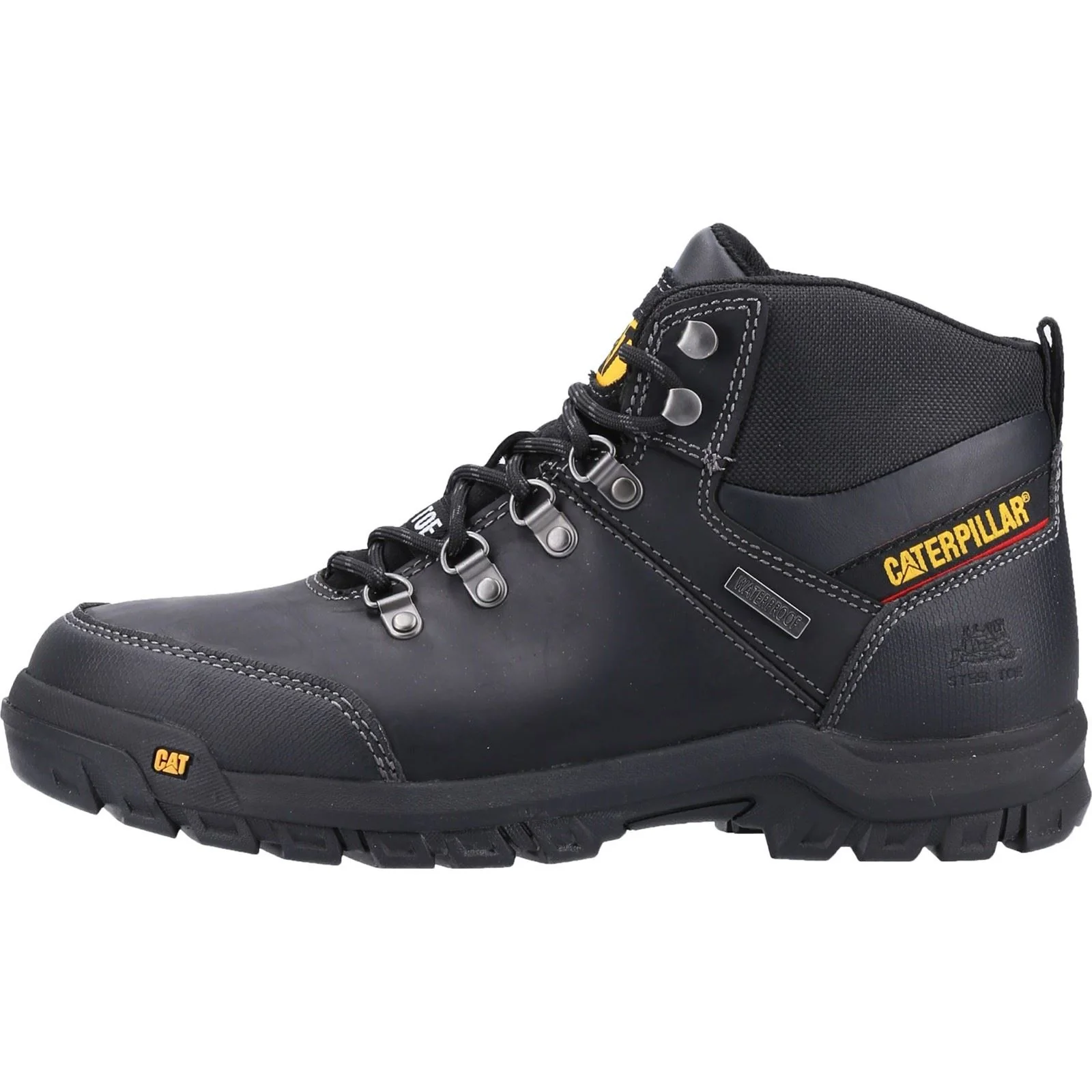 Caterpillar Men's Framework Safety Boot ST S3 WR HRO SRA in Black - Image 5