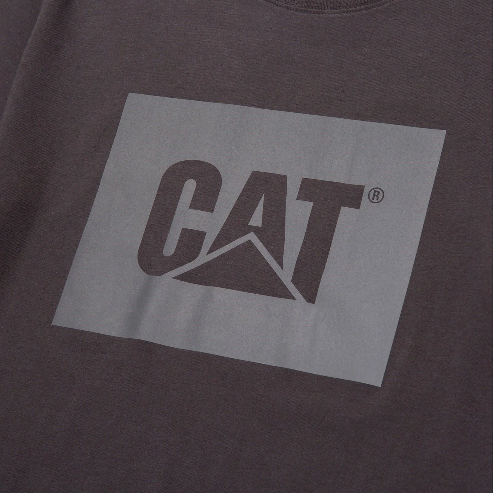Caterpillar Graphic Cotton Men's Grey T-Shirt - Image 6