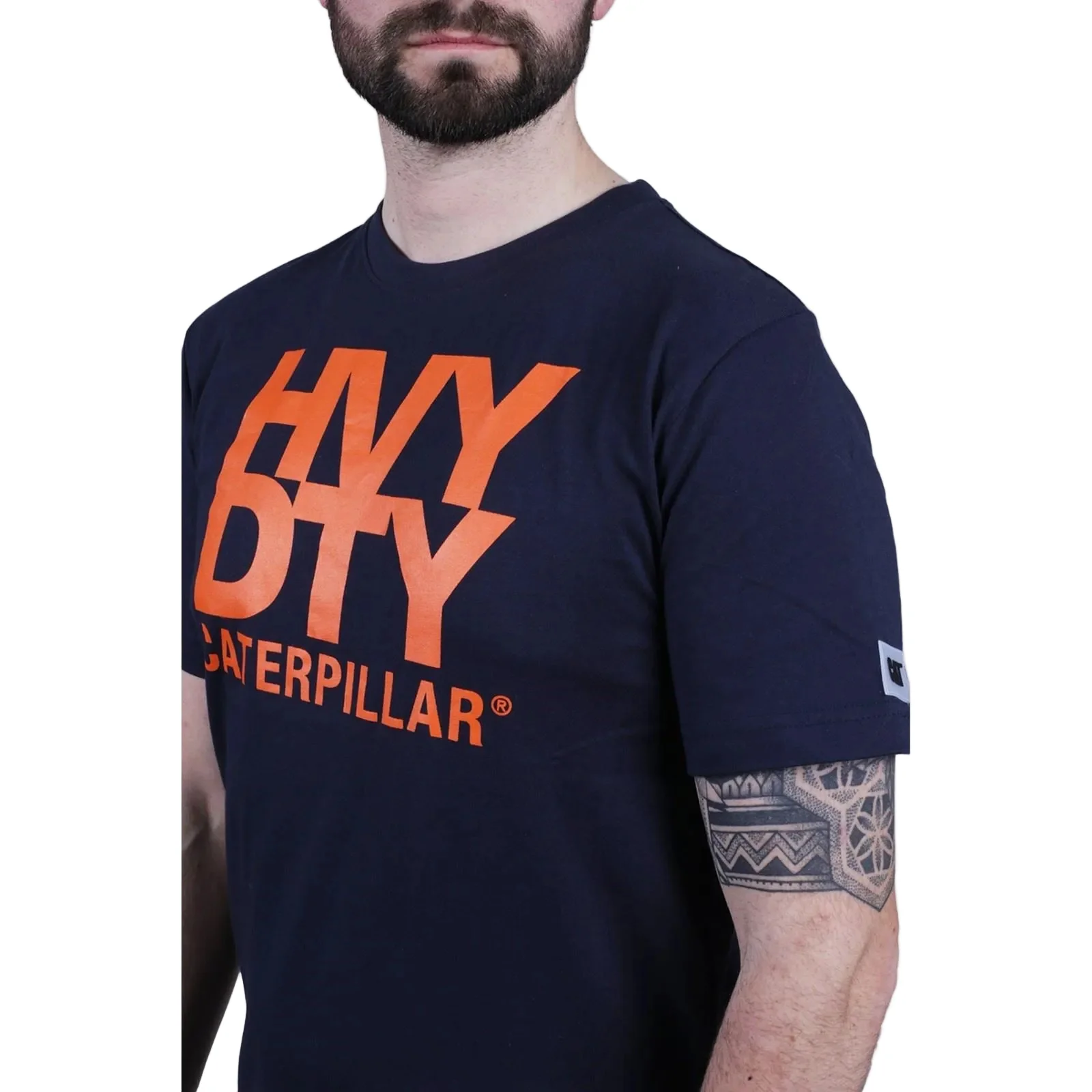 Caterpillar Men's Heavy Duty Tee in Eclipse - Image 7