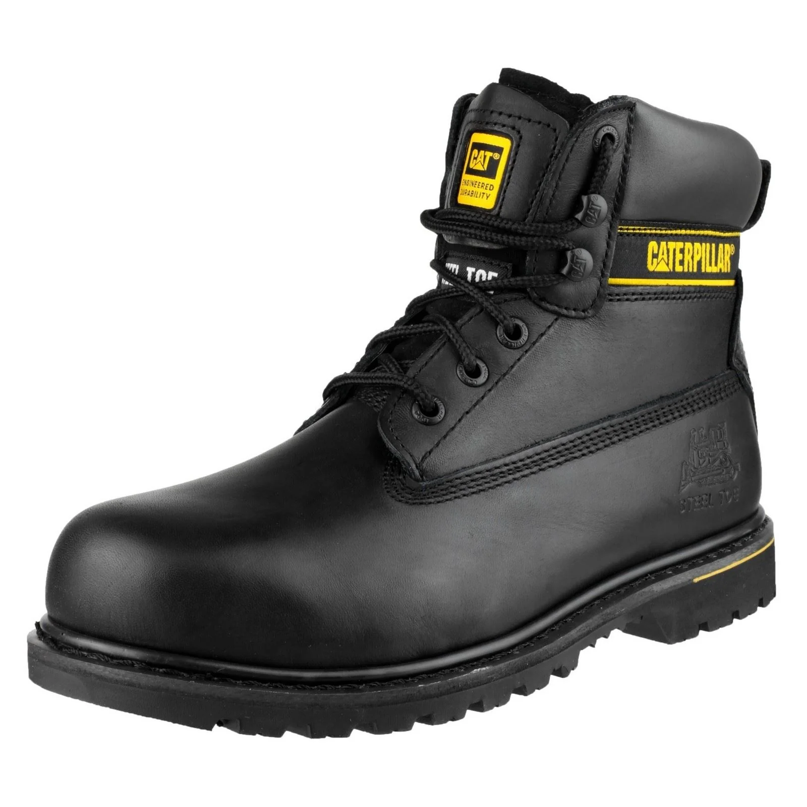 Caterpillar Men's Holton Safety Boot in Black - Image 6