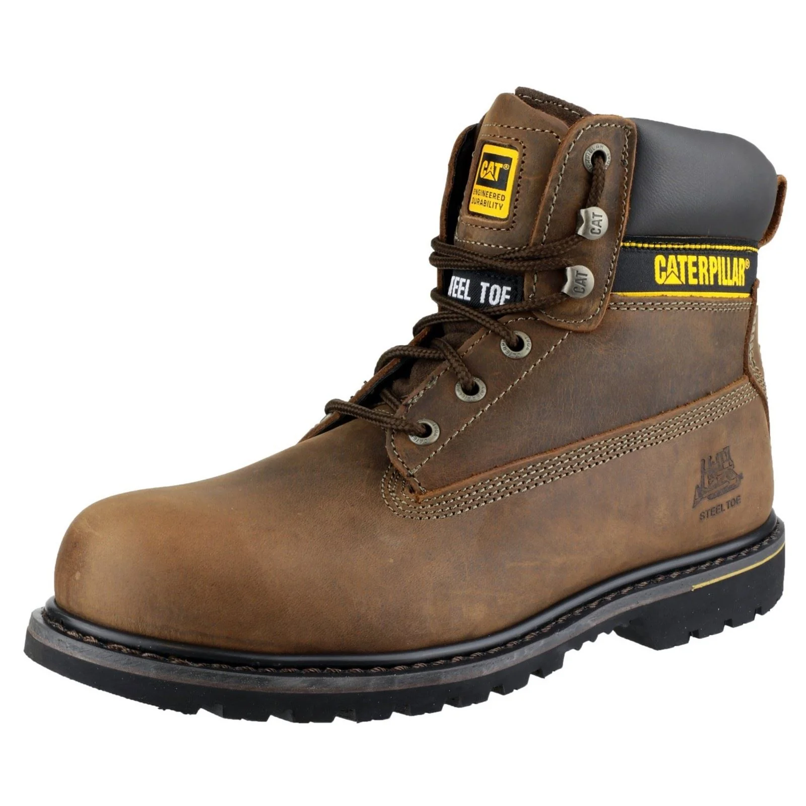 Caterpillar Men's Holton Safety Boot in Brown - Image 8