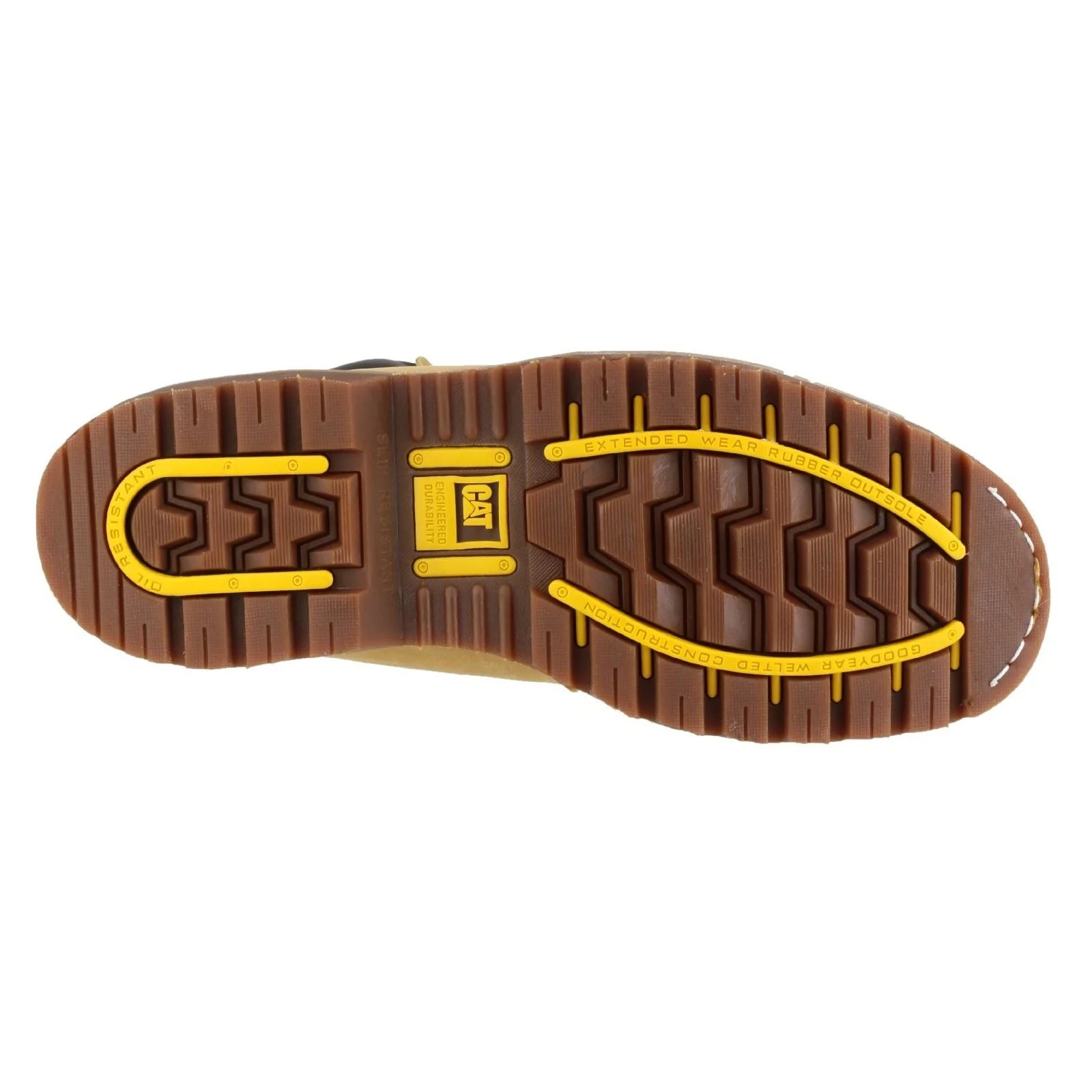 Caterpillar Men's Holton S3 Safety Boot in Honey - Image 4