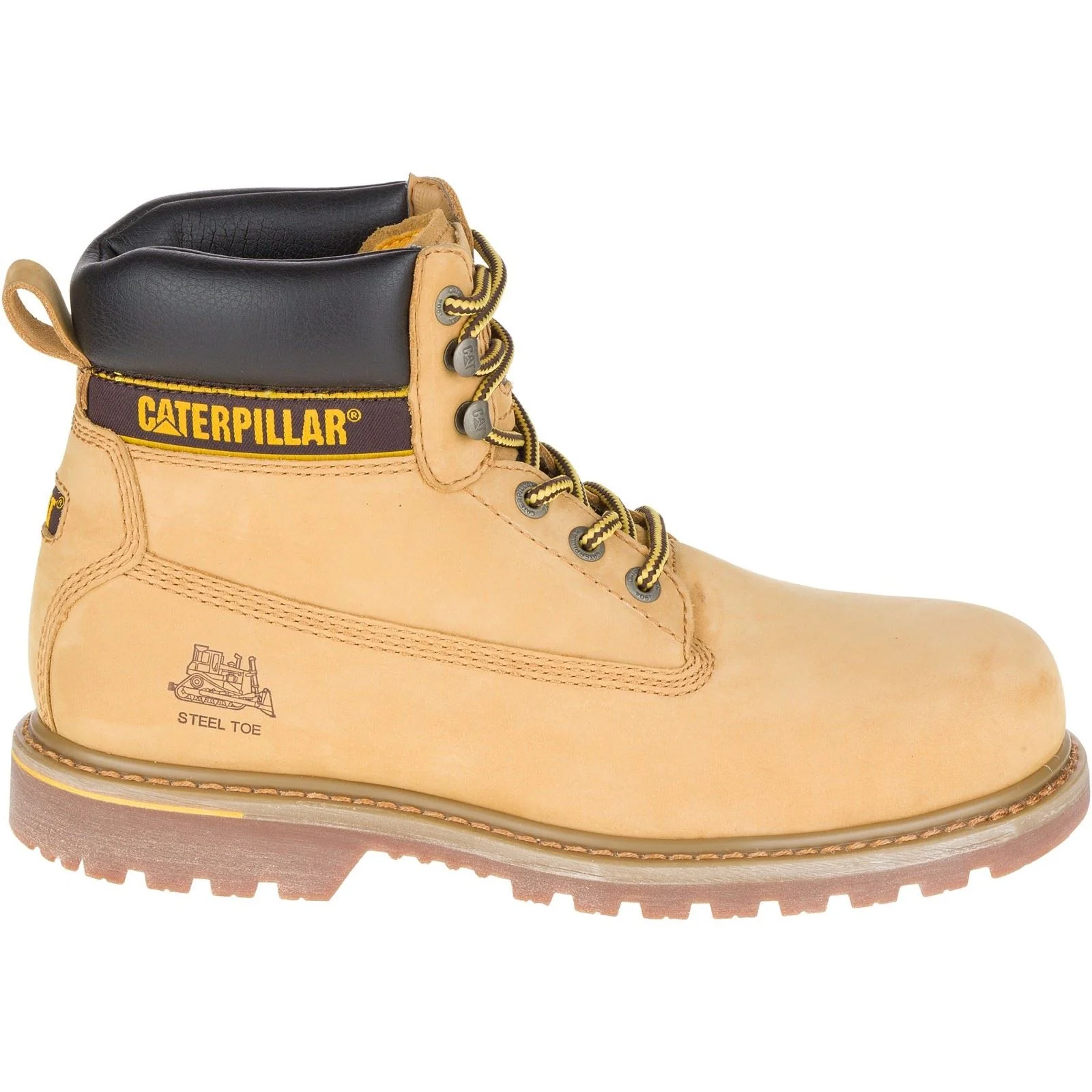 Caterpillar Men's Holton S3 Safety Boot in Honey - Image 5