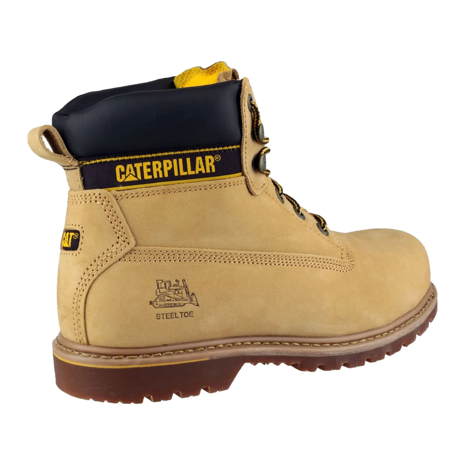 Caterpillar Men's Holton S3 Safety Boot in Honey - Image 9