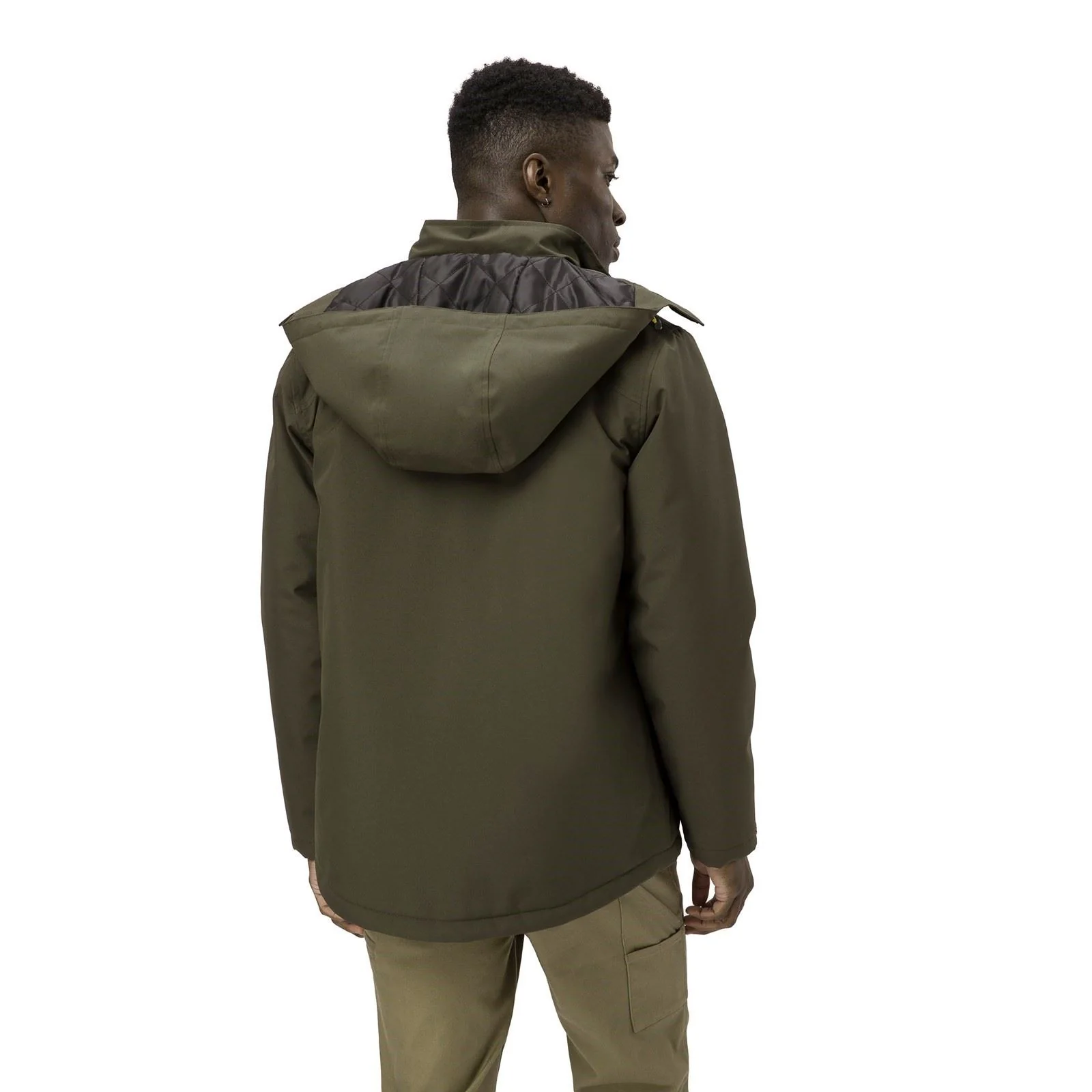 Caterpillar Men's Lightweight Insulated Jacket in Moss - Image 4