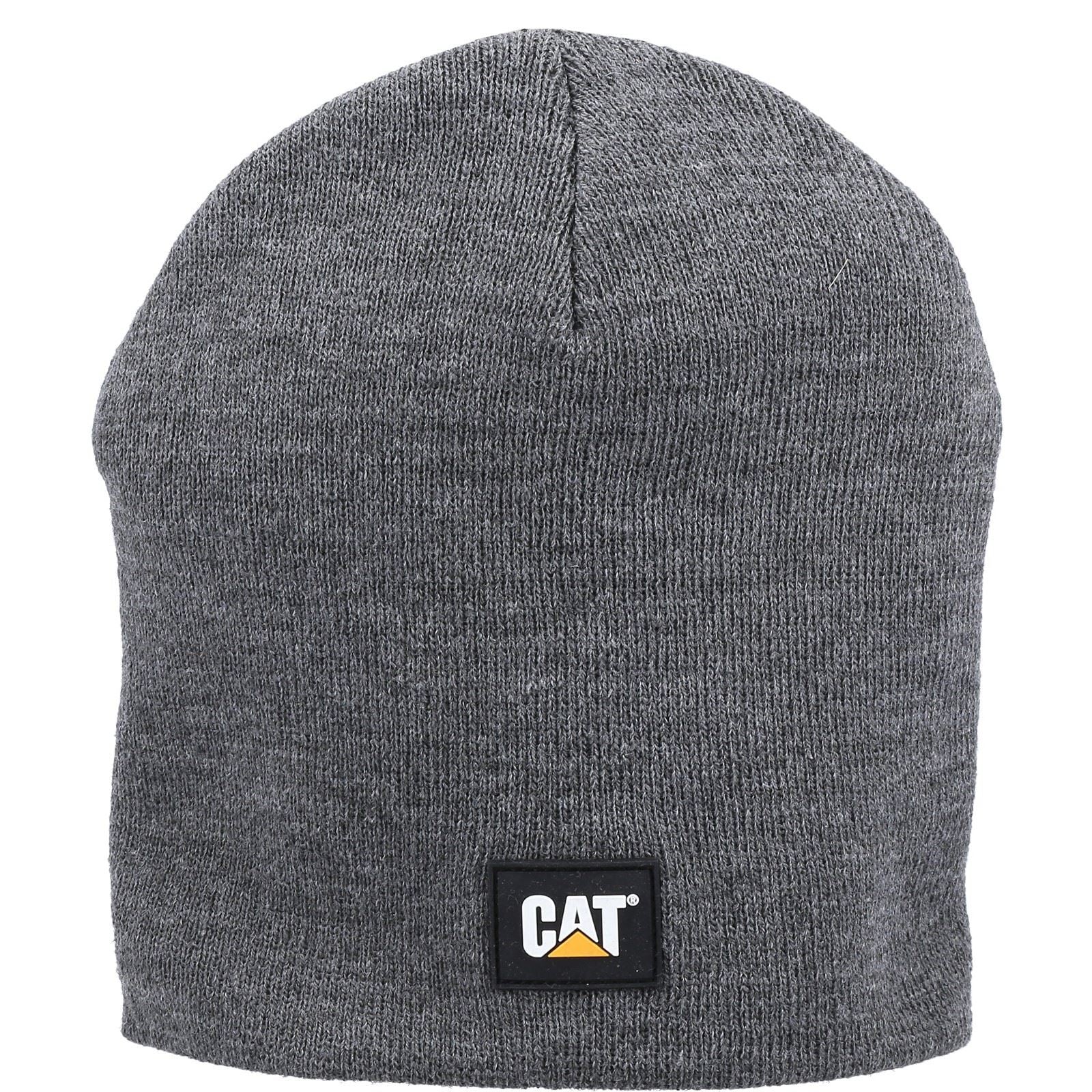 Caterpillar Logo Knit Unisex Adults's Grey Beanie Hat