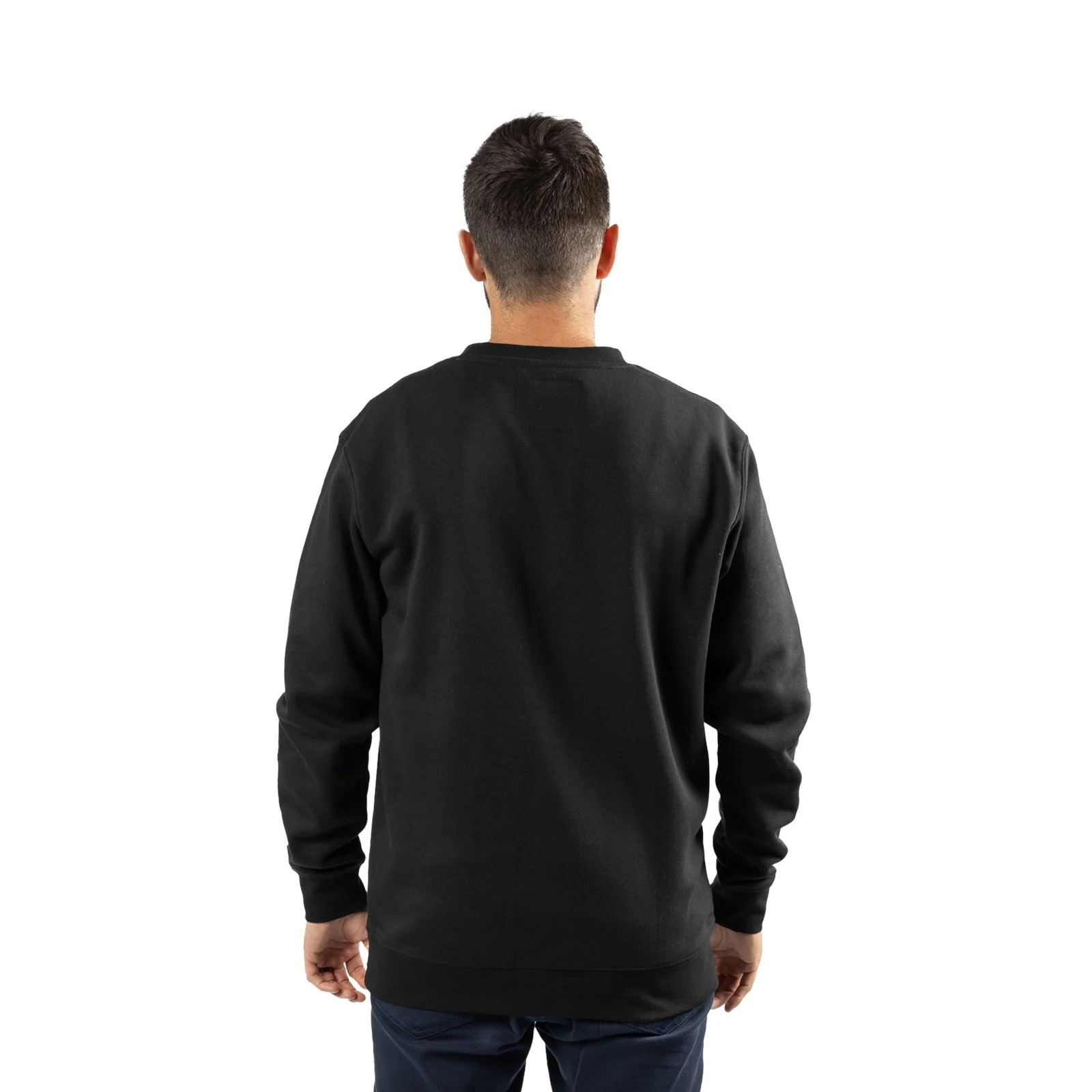 Caterpillar Men's Midweight Crewneck Sweatshirt in Black - Image 8