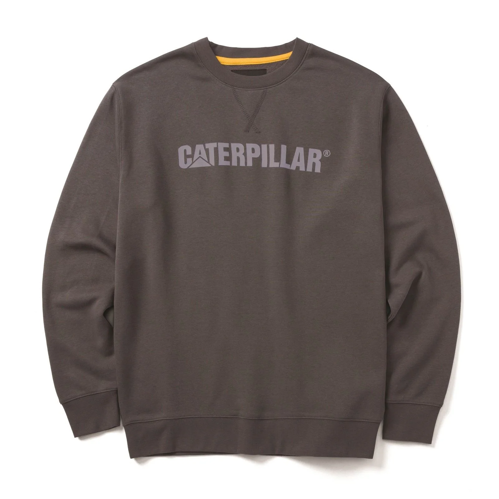 Caterpillar Men's Midweight Crewneck Sweatshirt in Magnet - Image 4