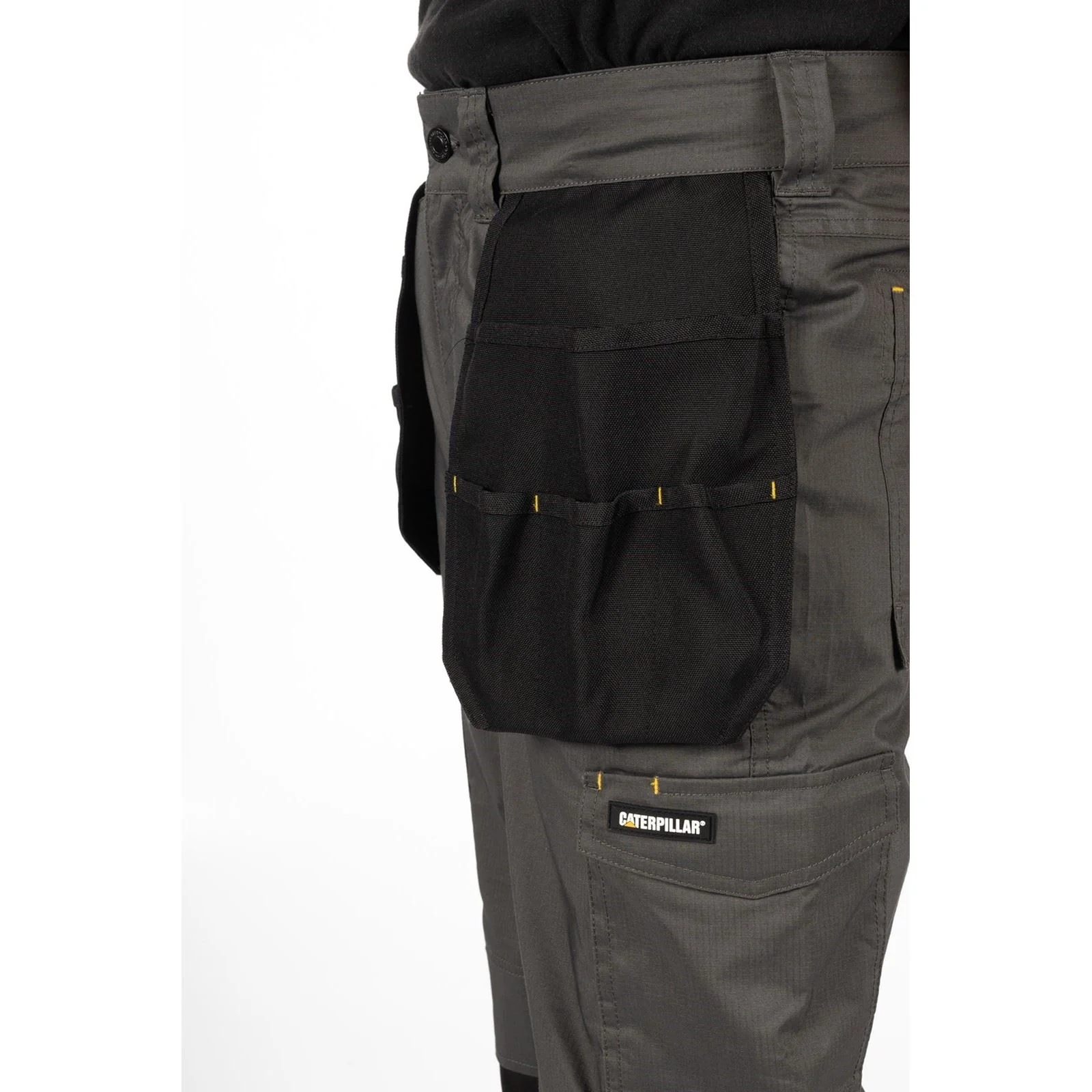 Caterpillar Nexus Holster Stretch Pocket Cotton Men's Grey Outdoor Trousers - Image 7
