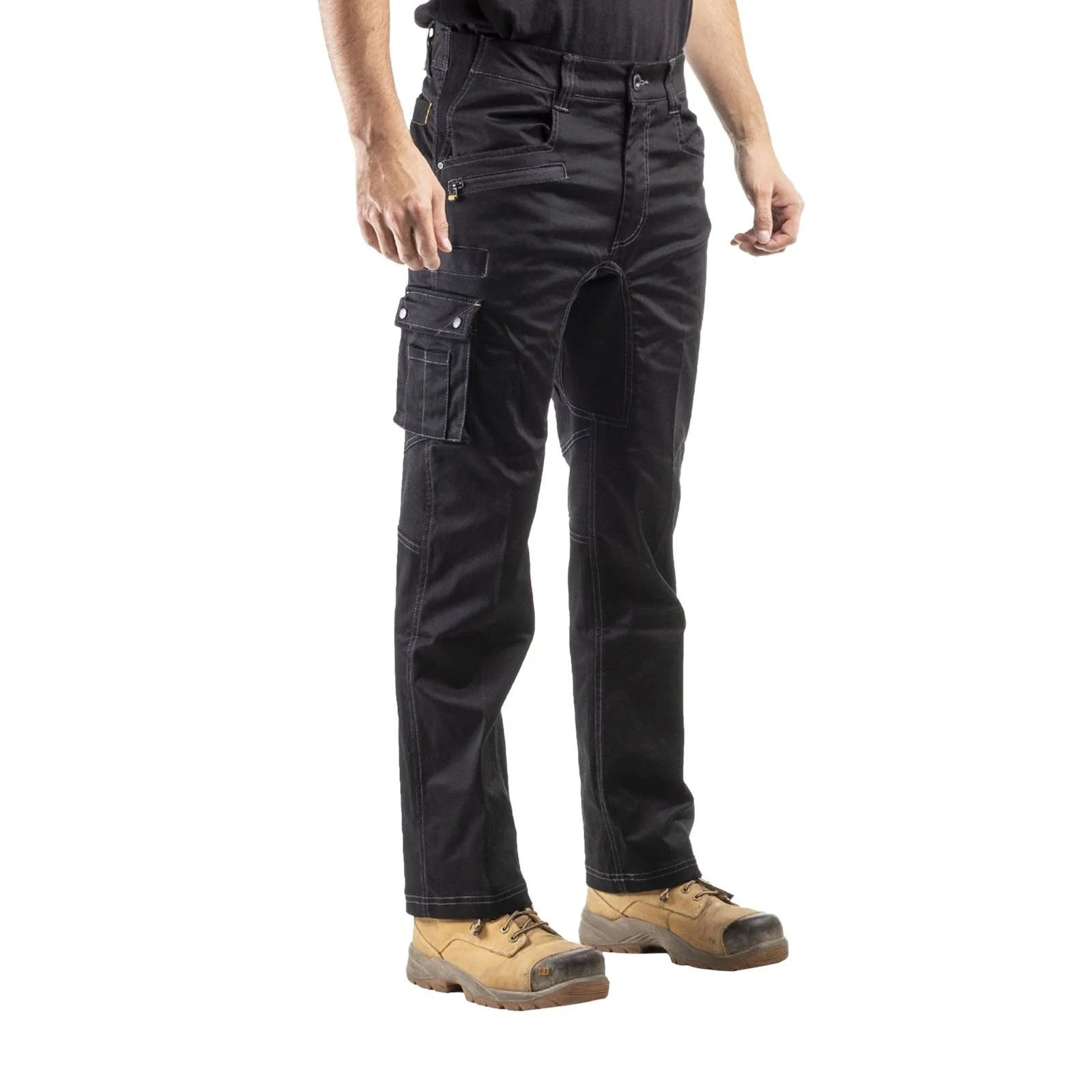 Caterpillar Men's Operator FX Trouser in Black - Image 9