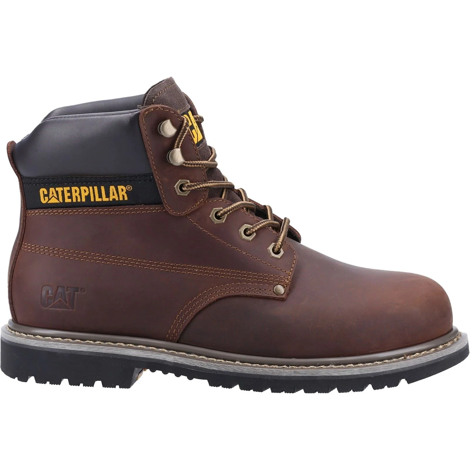 Caterpillar Men's Powerplant GYW Safety Boot in Brown - Image 5