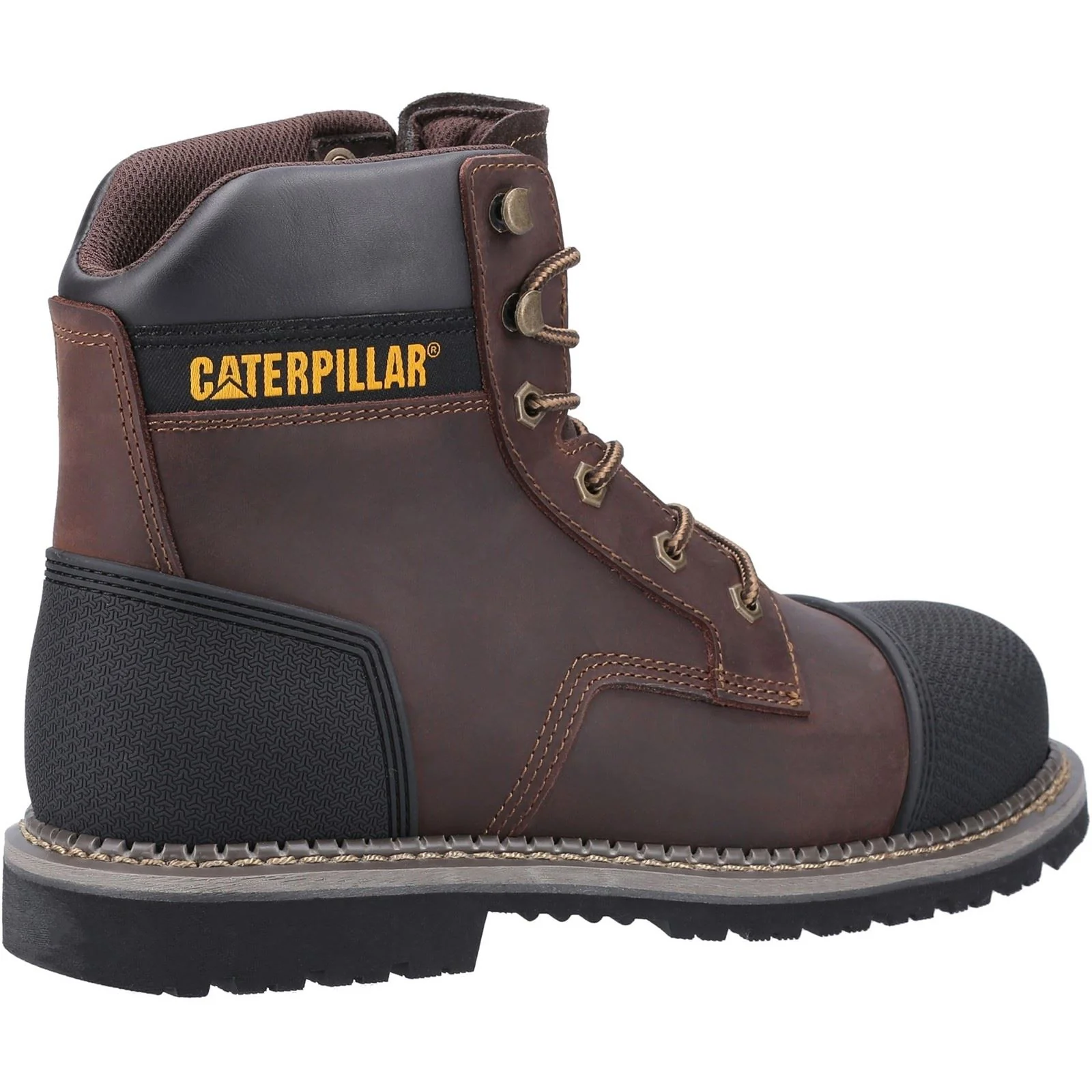 Caterpillar Men's Powerplant S3 Safety Boot in Brown - Image 2