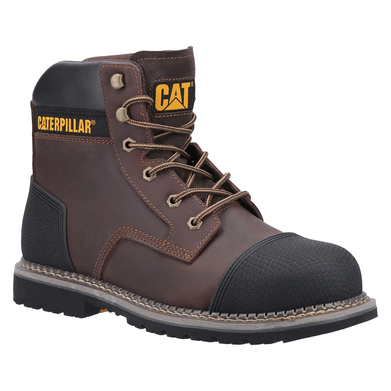 Caterpillar Men's Powerplant S3 Safety Boot in Brown - Image 9