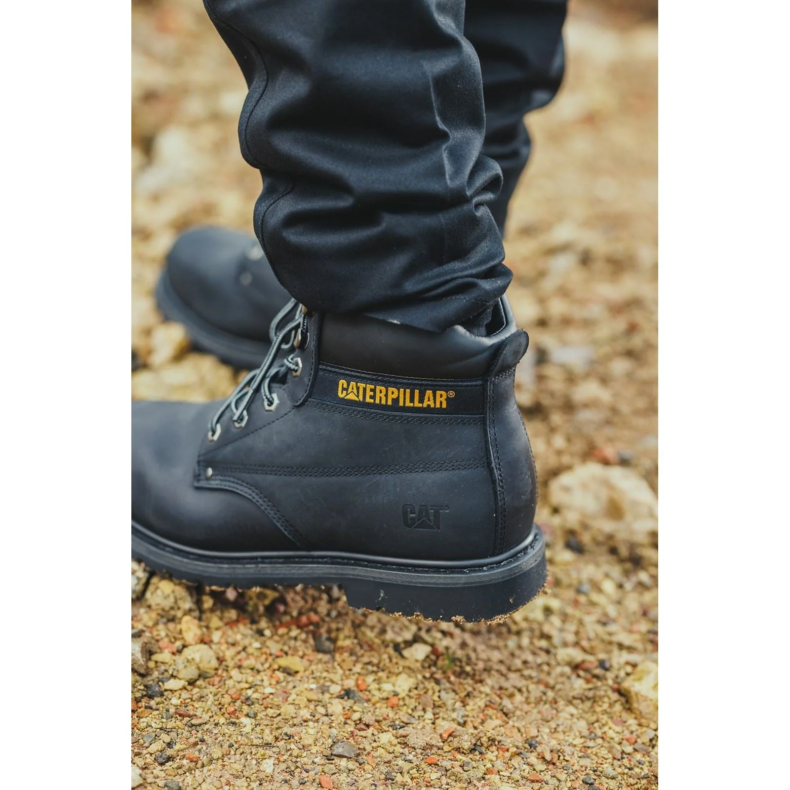Caterpillar Men's Powerplant S3 GYW Safety Boot in Black - Image 7