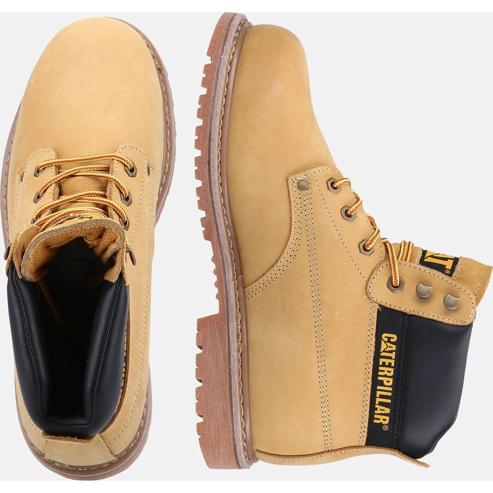 Caterpillar Men's Powerplant S3 GYW Safety Boot in Honey - Image 6