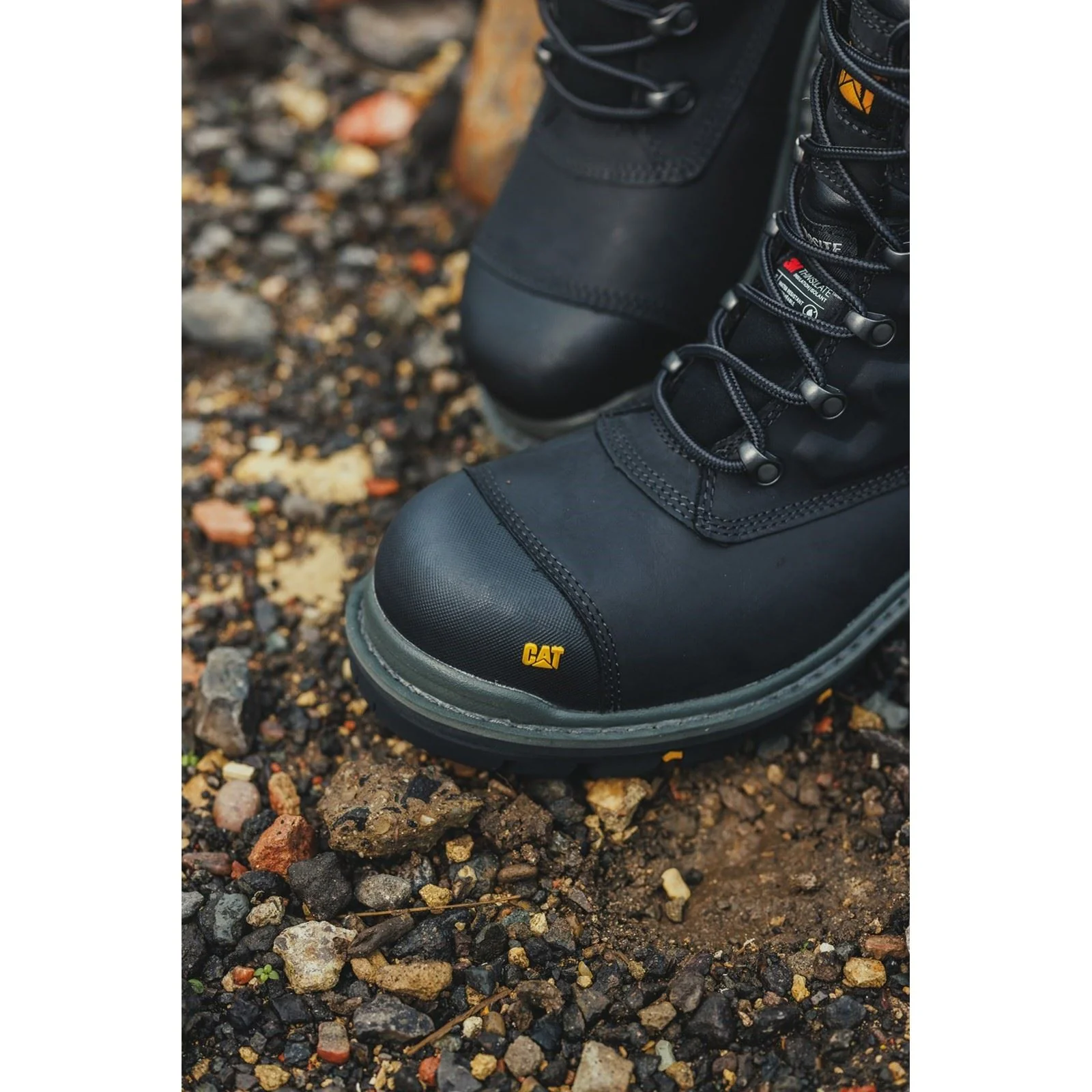 Caterpillar Men's Premier Waterproof Safety Boot in Black - Image 8