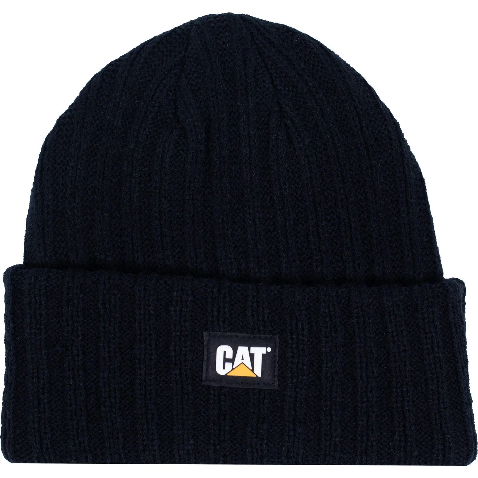 Caterpillar Rib Watch Unisex Adults's Black Beanie Hat - Image 2
