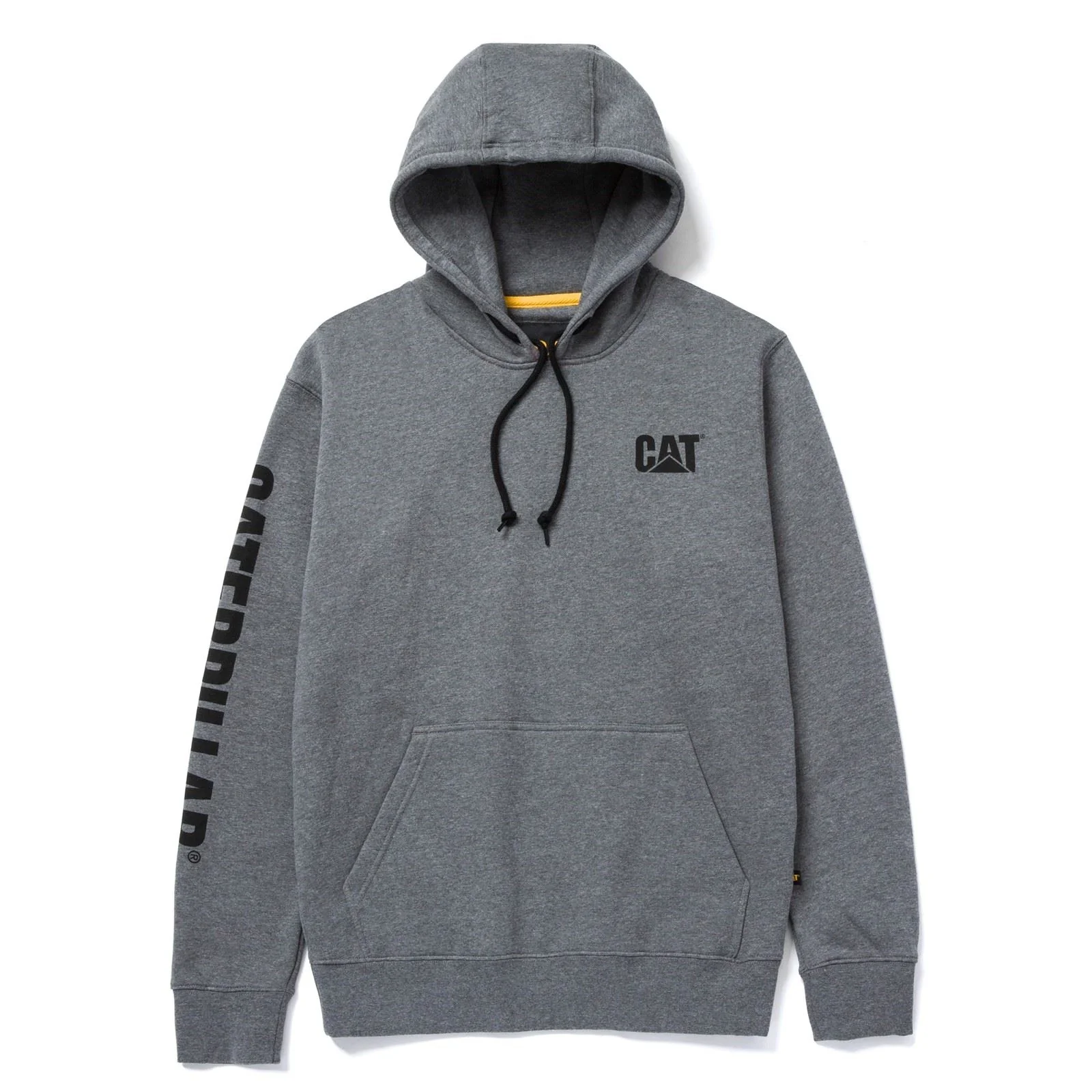 Caterpillar Men's Trademark Banner Hooded Sweatshirt in Dark Grey - Image 6