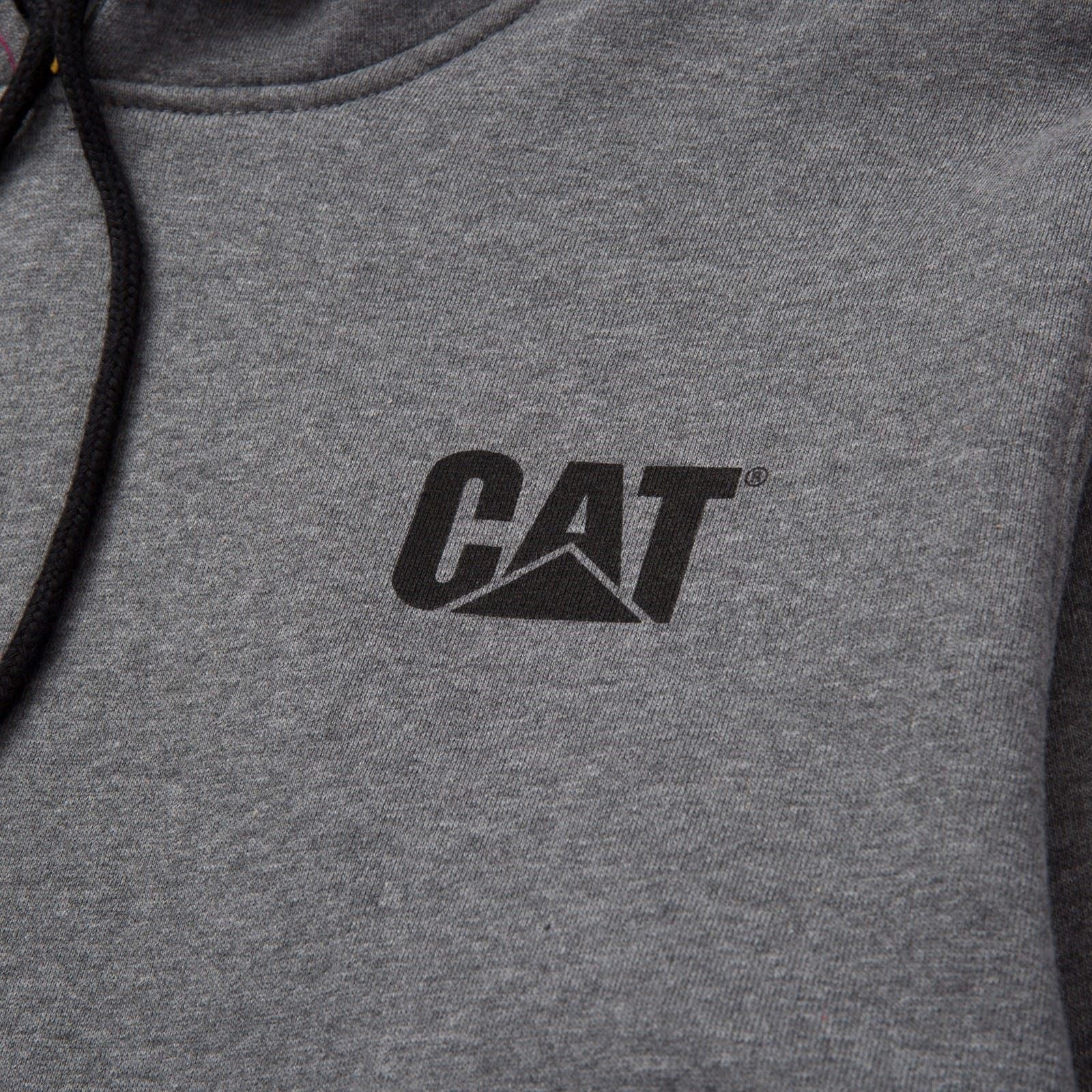 Caterpillar Men's Trademark Banner Hooded Sweatshirt in Dark Grey - Image 9