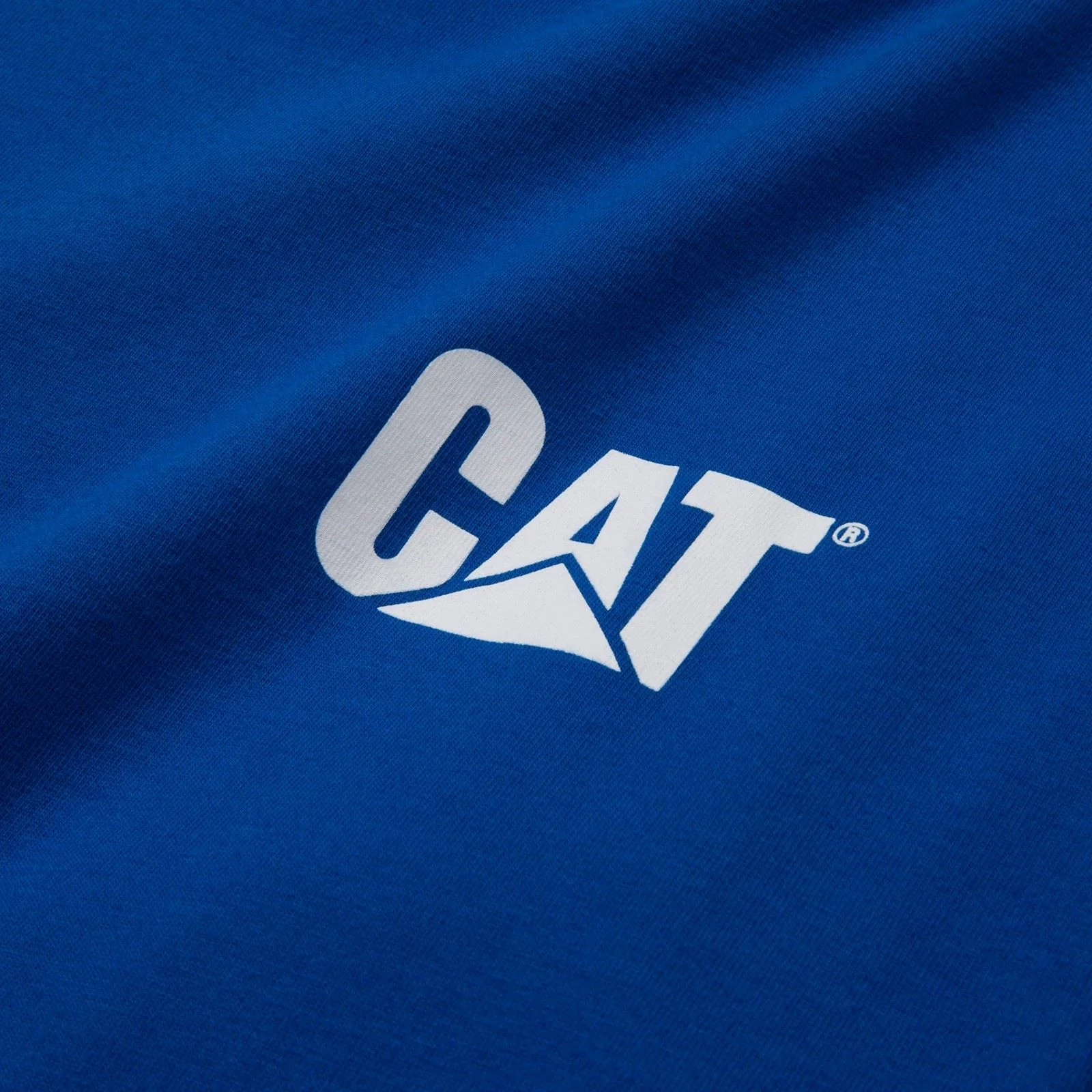 Caterpillar Men's Trademark Banner Long Sleeve T-Shirt in Memphis Blue - Image 4