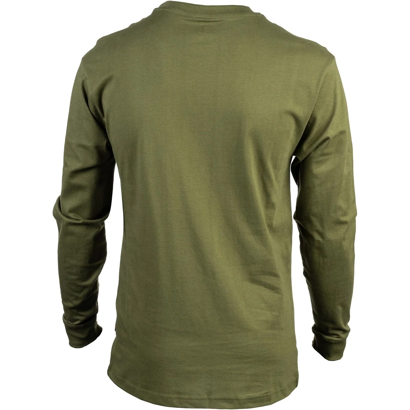 Caterpillar Men's Trademark Banner Long Sleeve T-Shirt in Chive - Image 5