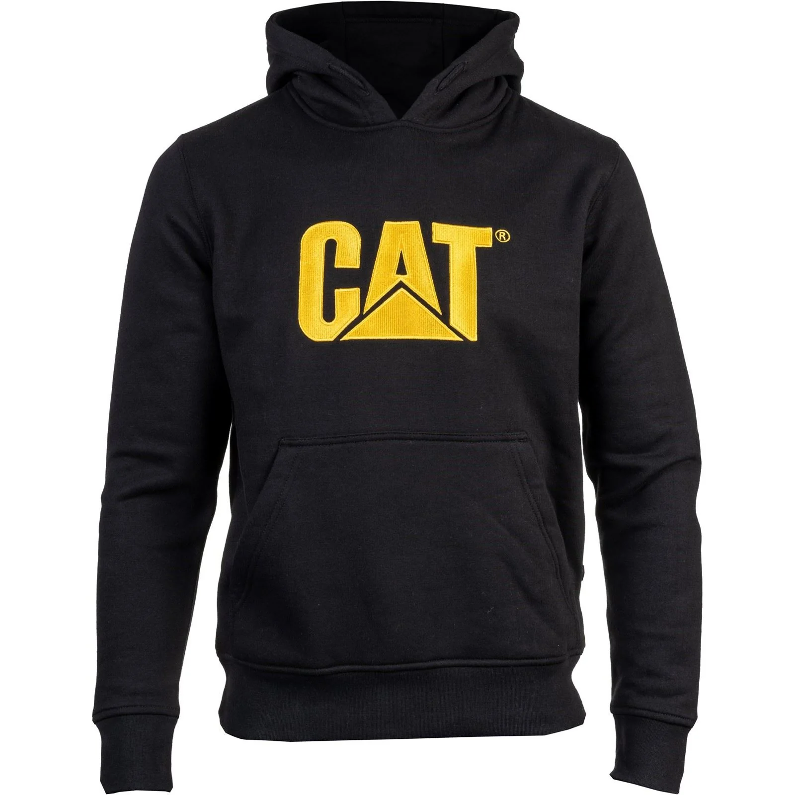 Caterpillar Men's Trademark Hooded Sweatshirt in Black - Image 3