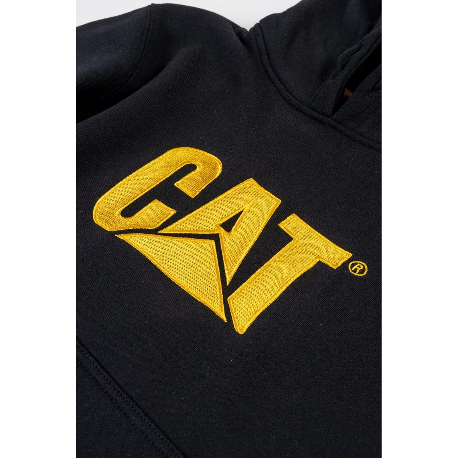 Caterpillar Men's Trademark Hooded Sweatshirt in Black - Image 7