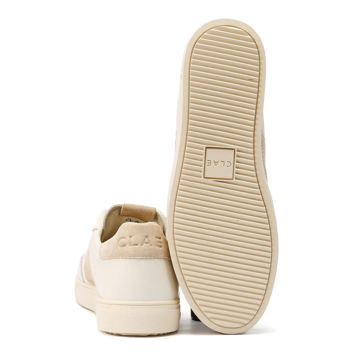Clae Davis Men's Off White/Safari Trainers - Image 4
