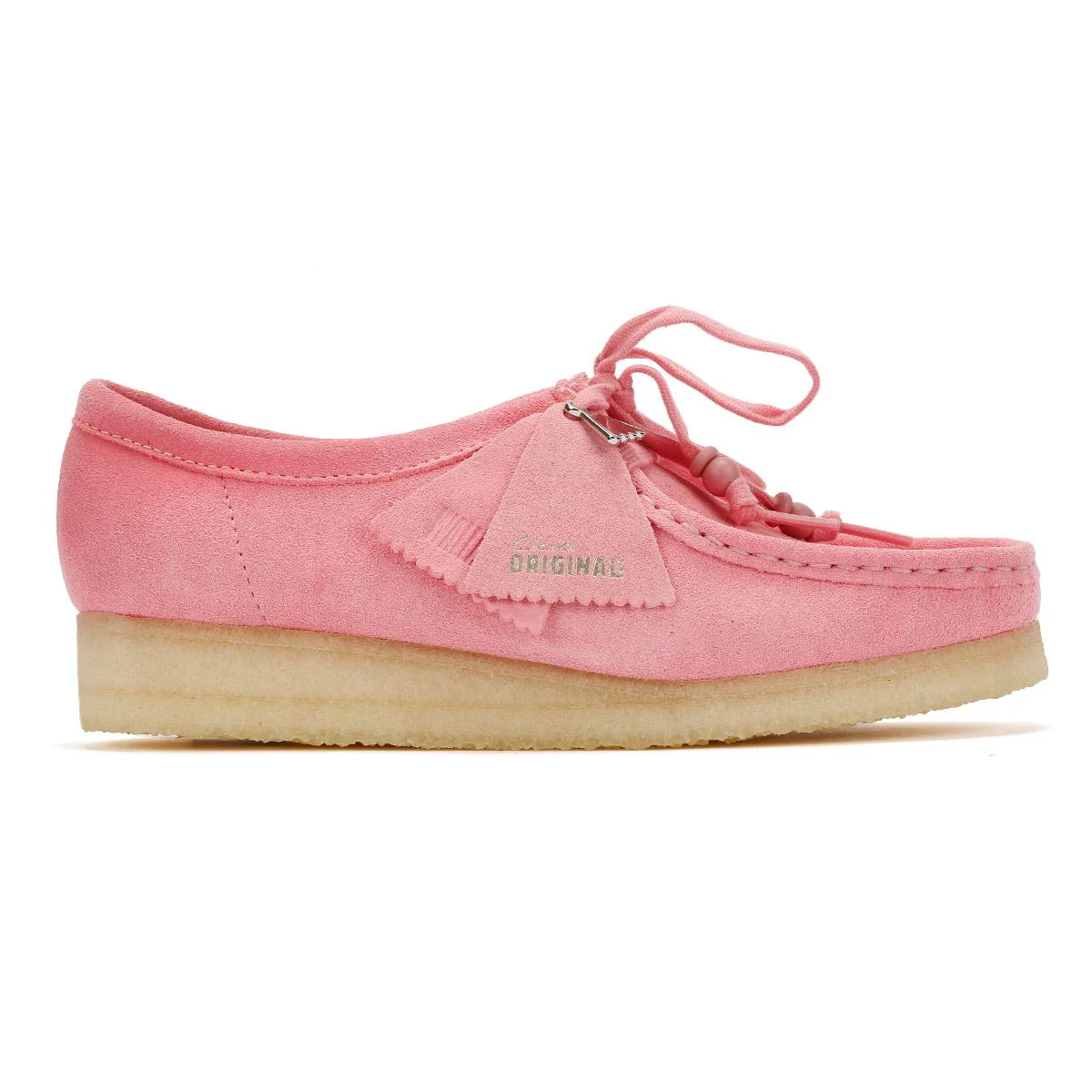 Clarks Originals Wallabee Suede Women's Pink Shoes - Image 5