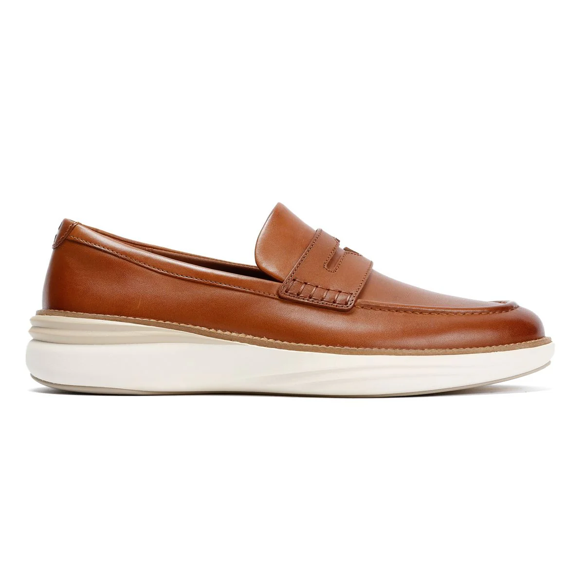 Cole Haan ØriginalGrand Horizon Leather Men's Tan Penny Loafers - Image 5