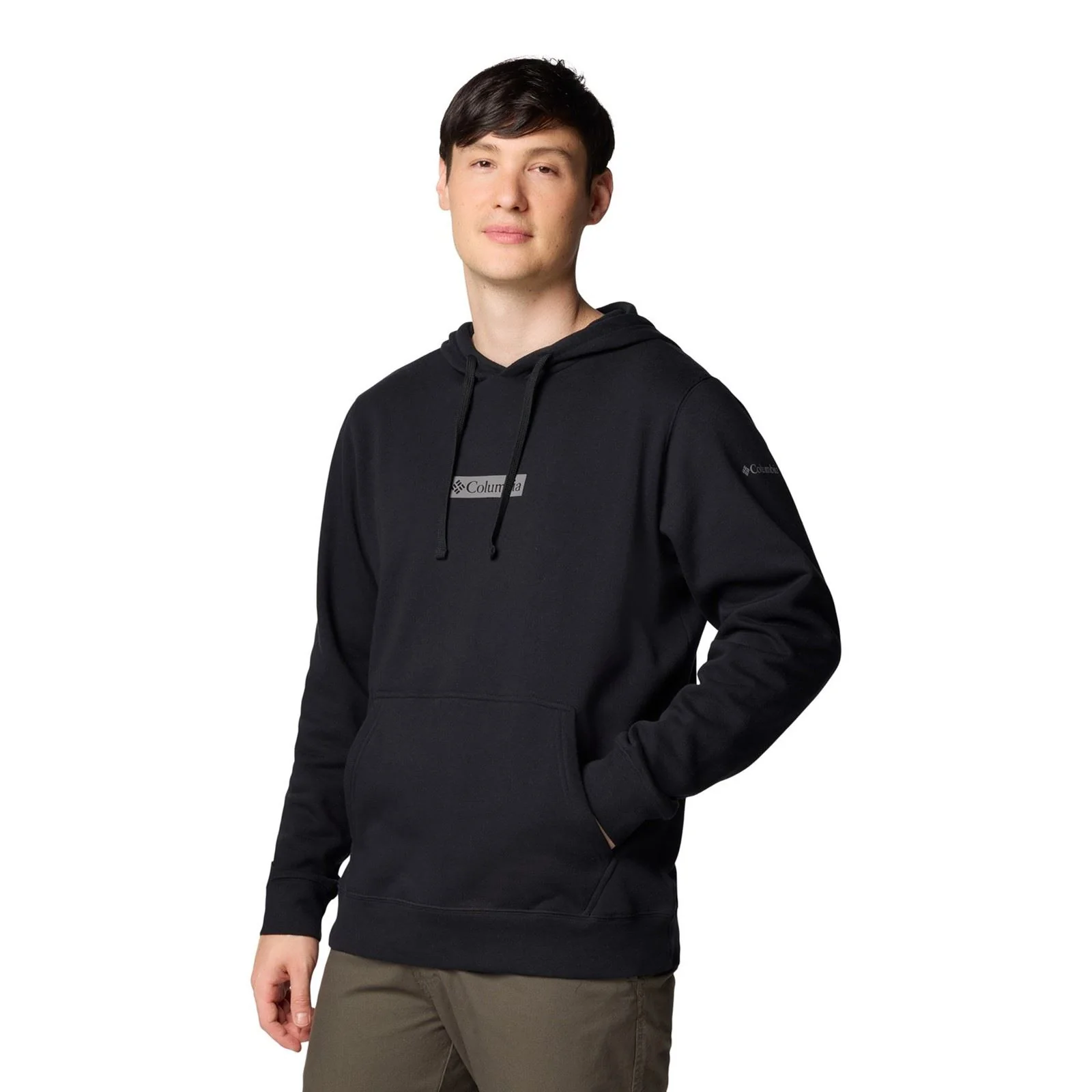 Columbia Columbia Trek Cotton Men's Black Hooded Sweatshirt - Image 3