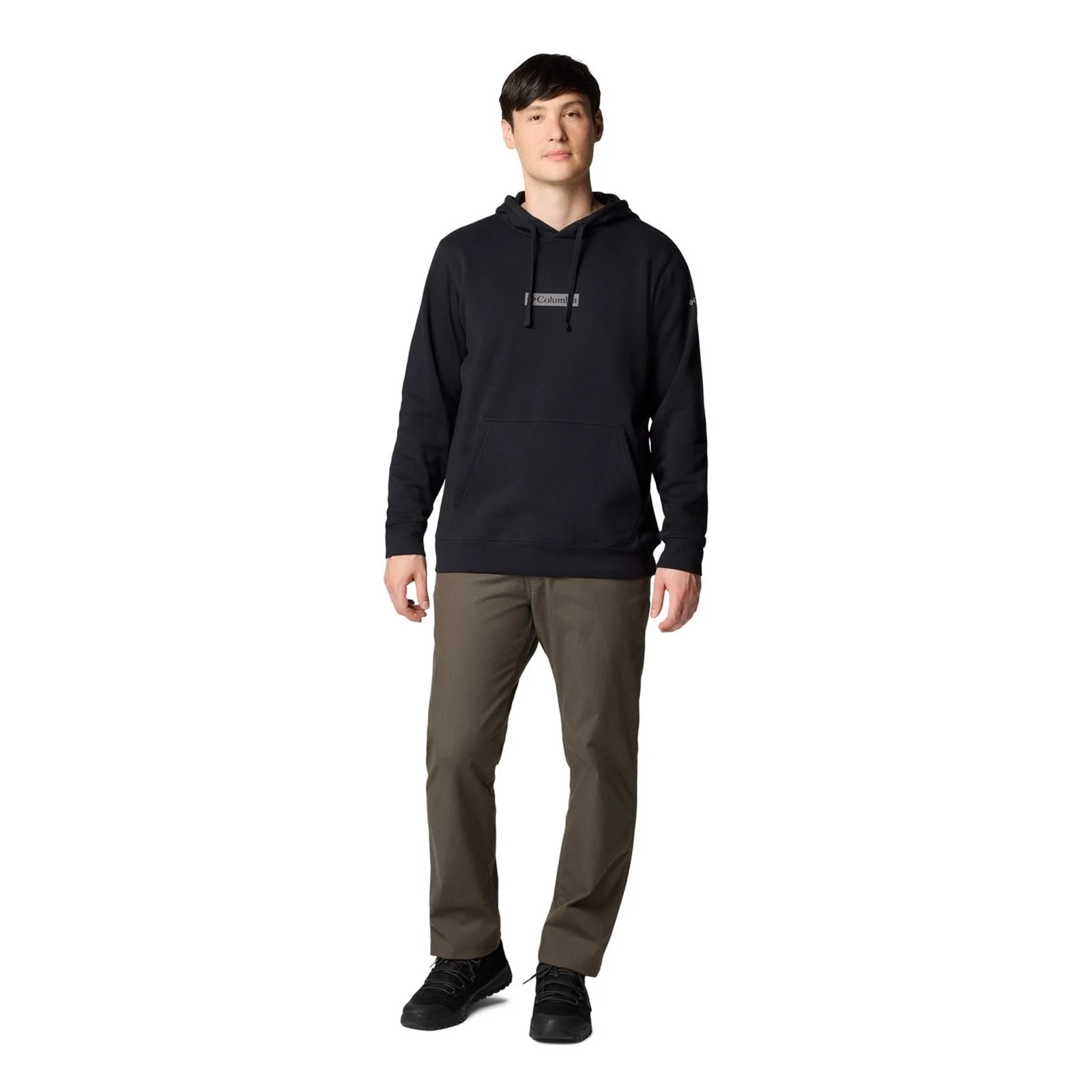 Columbia Columbia Trek Cotton Men's Black Hooded Sweatshirt - Image 4