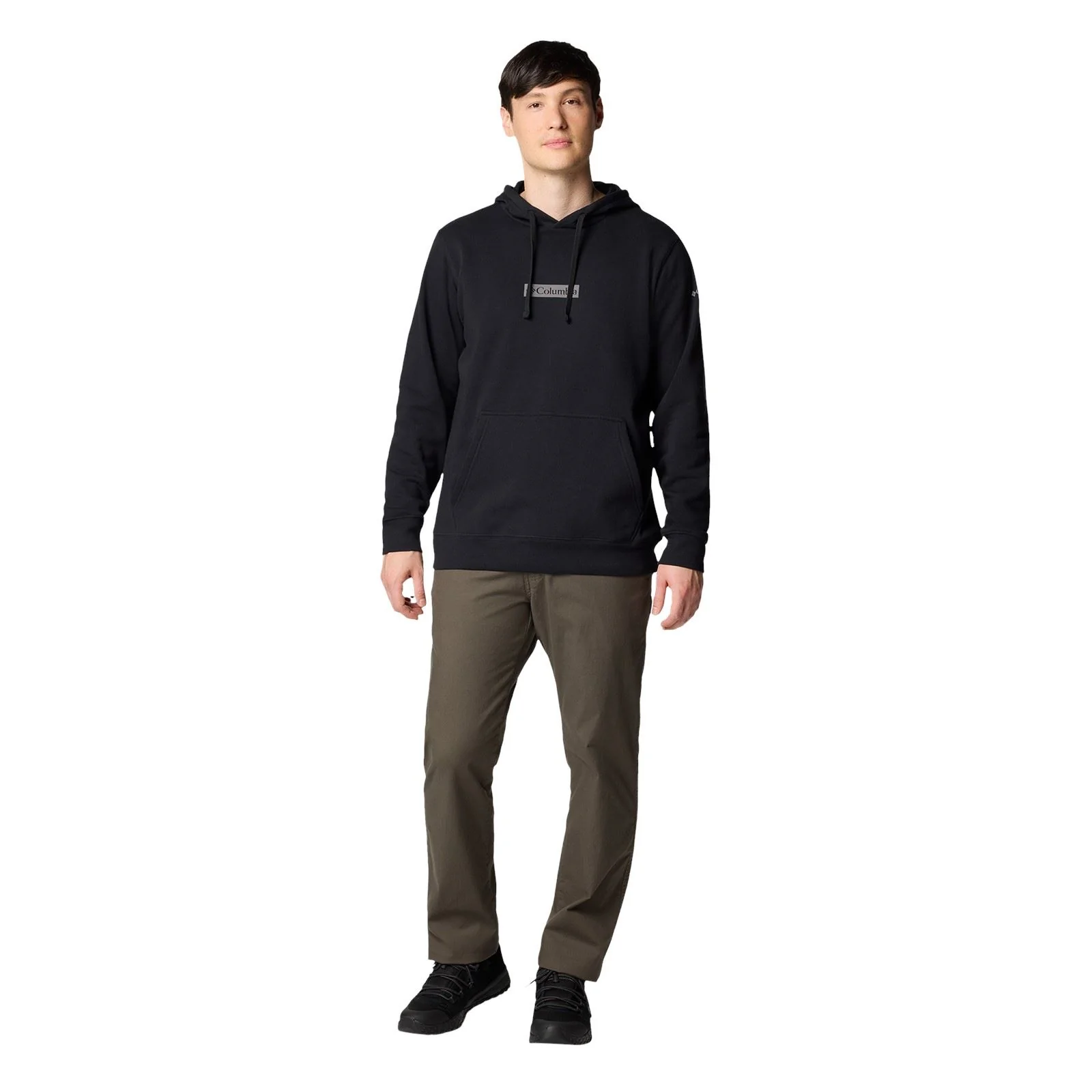 Columbia Columbia Trek Cotton Men's Black Hooded Sweatshirt - Image 9