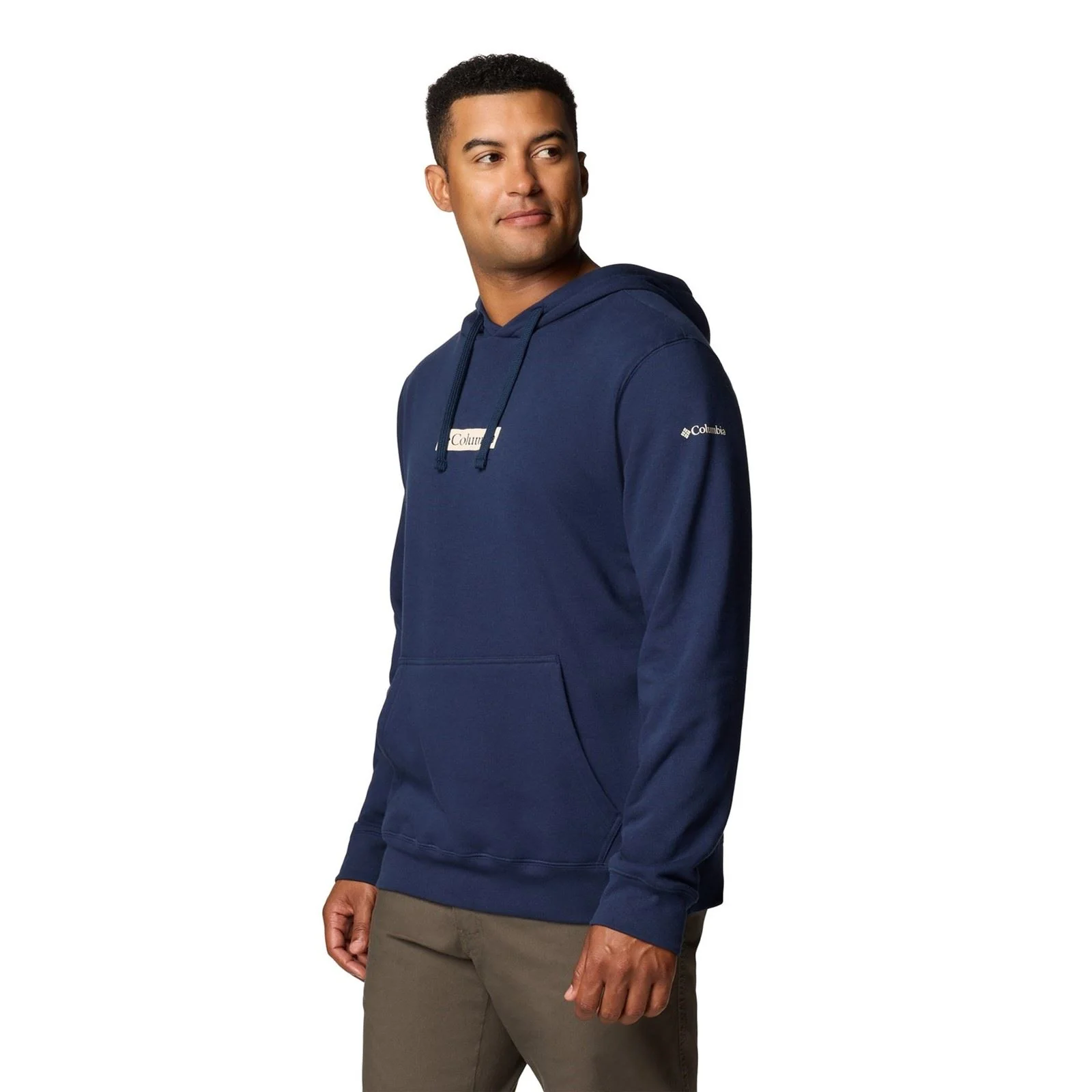 Columbia Columbia Trek Cotton Men's Blue Hooded Sweatshirt - Image 3