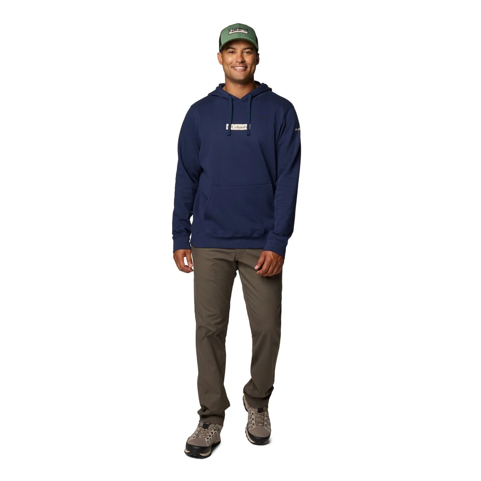 Columbia Columbia Trek Cotton Men's Blue Hooded Sweatshirt - Image 4