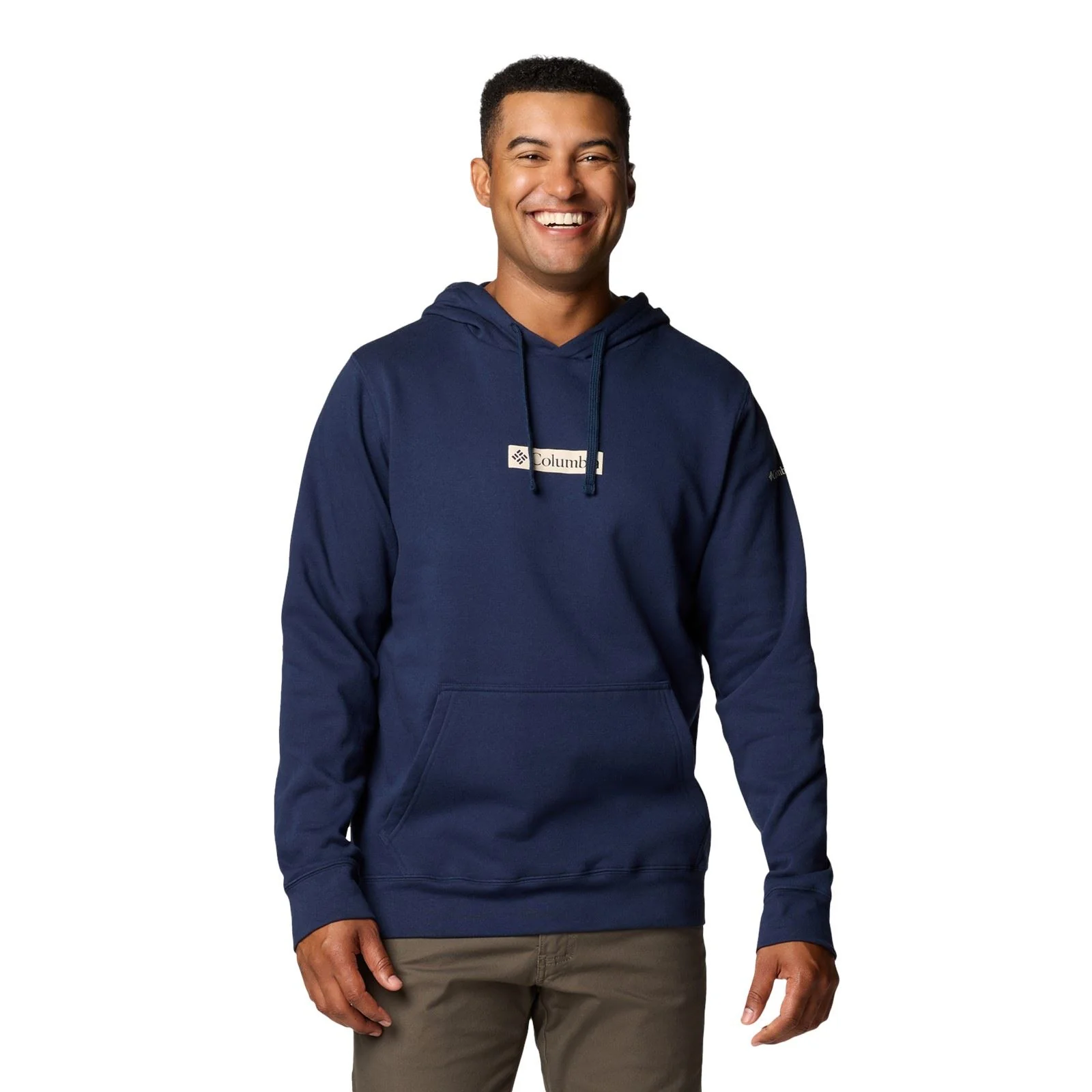 Columbia Columbia Trek Cotton Men's Blue Hooded Sweatshirt - Image 6