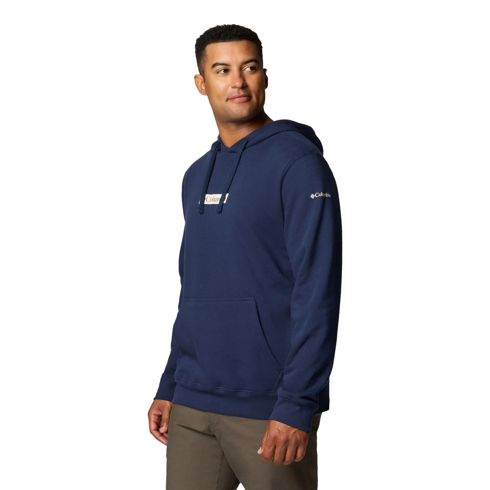 Columbia Columbia Trek Cotton Men's Blue Hooded Sweatshirt - Image 8