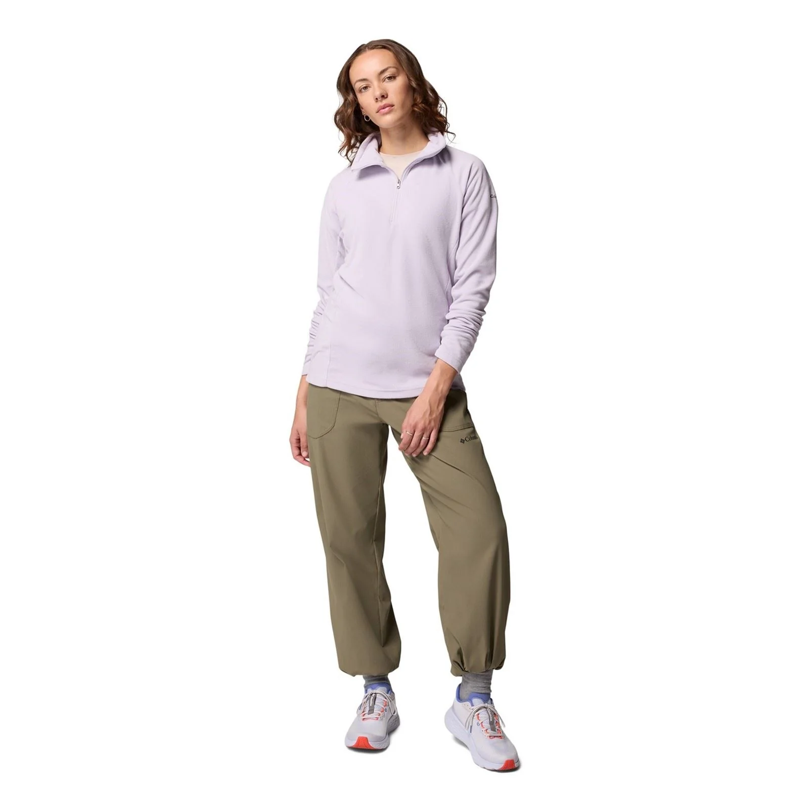 Columbia Glacial IV 1/2 Zip Women's Purple Fleece Jackets - Image 4