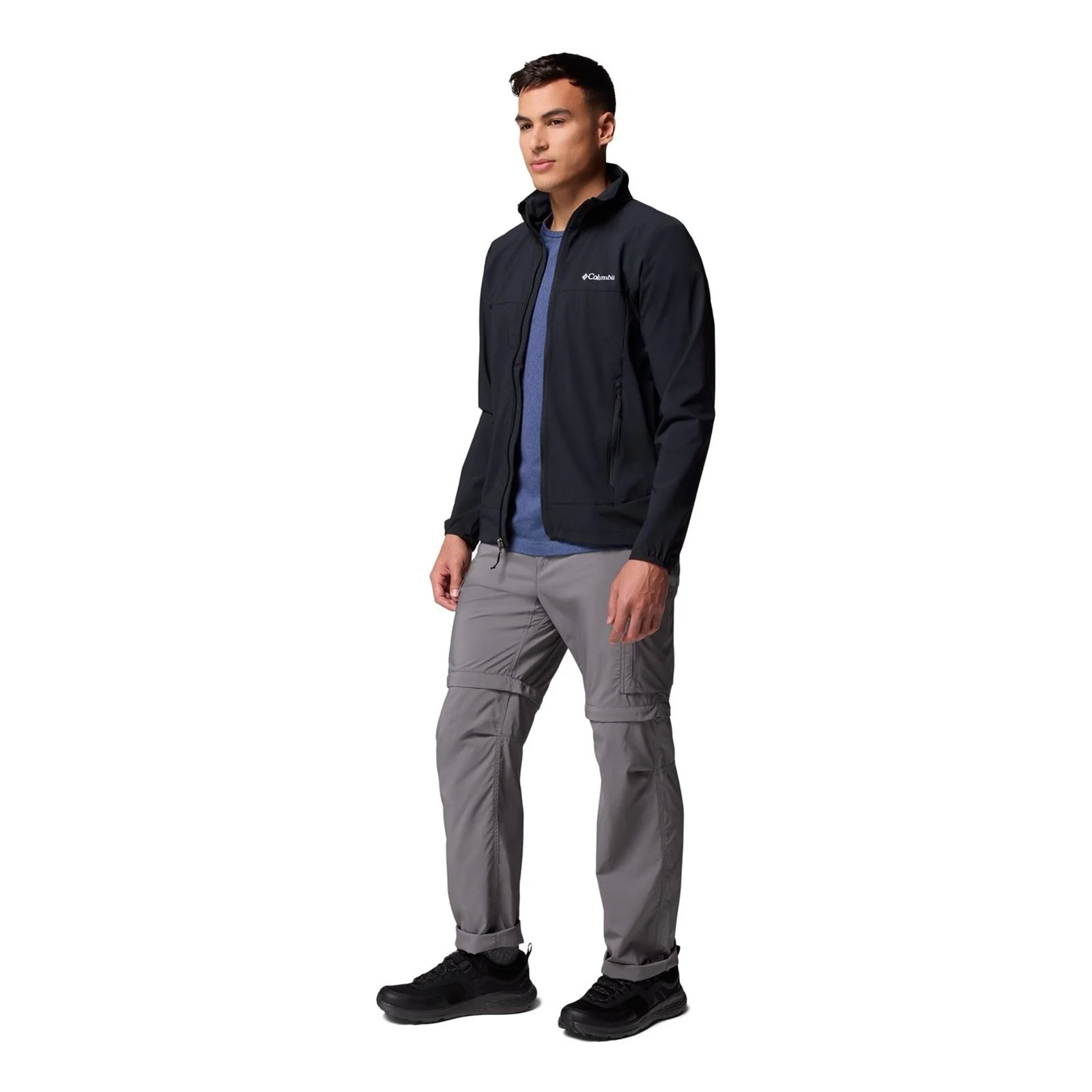 Columbia Heather Canyon II Jacket Men's Black Softshell Jacket - Image 7