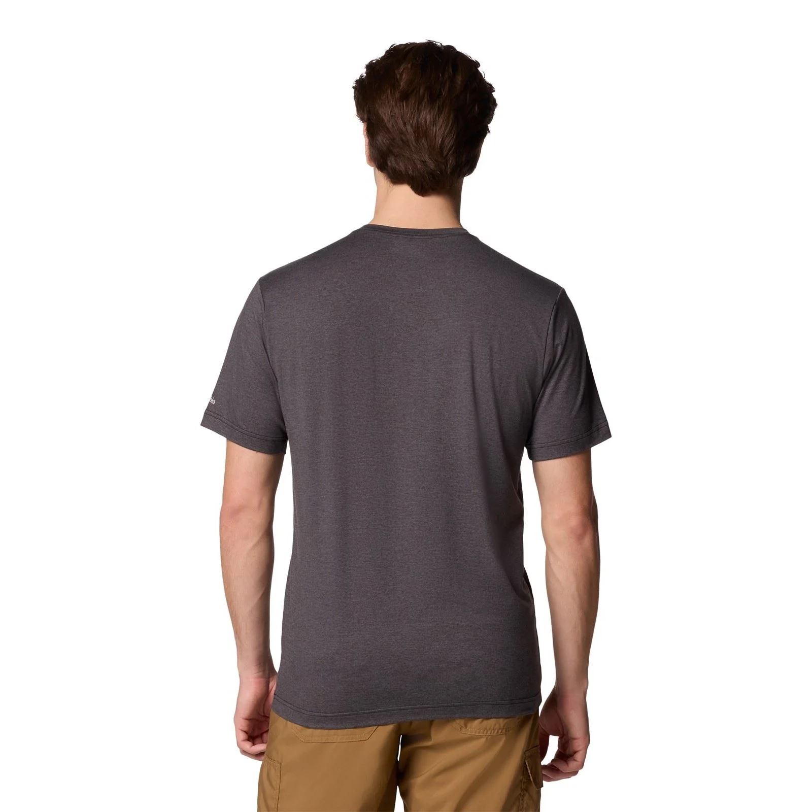 Columbia Kwick Hike Graphic SS Tee Polyester Men's Black Short Sleeve T-Shirts - Image 3