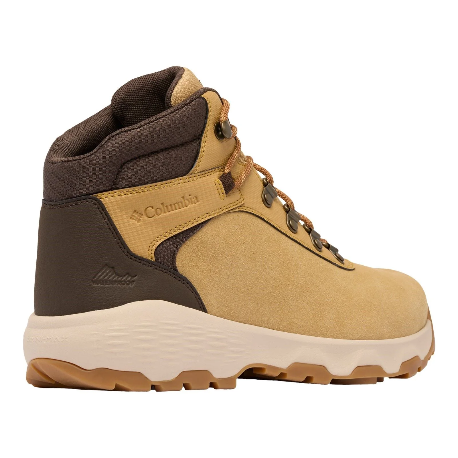 Columbia Newton Wander Suede Men's Curry/Cordovan Hiking Boots - Image 4