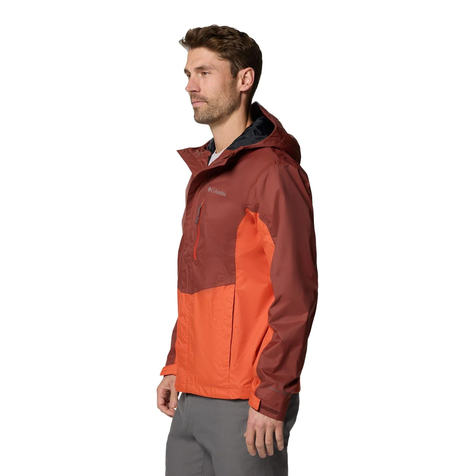 Columbia Pouring Adventure III Jacket Men's Red Rain Jacket - Image 9