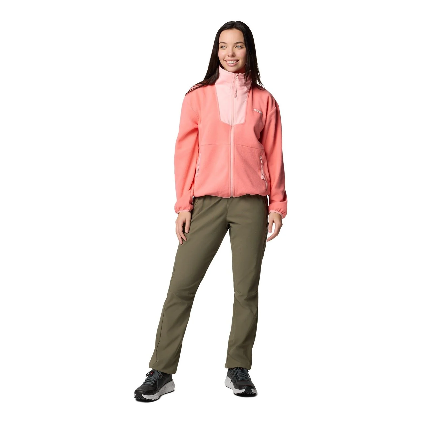 Columbia Sequoia Grove Full Zip Fleece Women's Red Fleece Jackets - Image 7