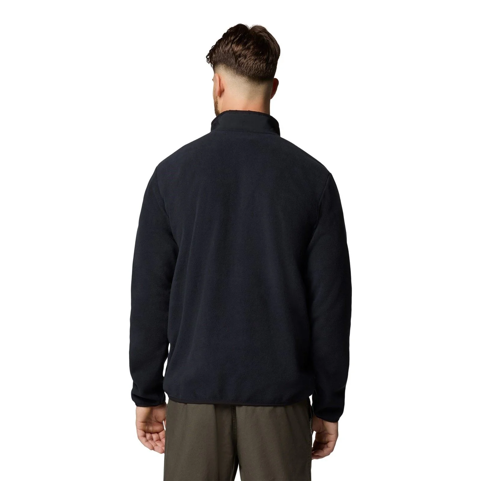 Columbia Sequoia Grove Half Zip Fleece Polyester Men's Black Zip Neck Pullovers - Image 2