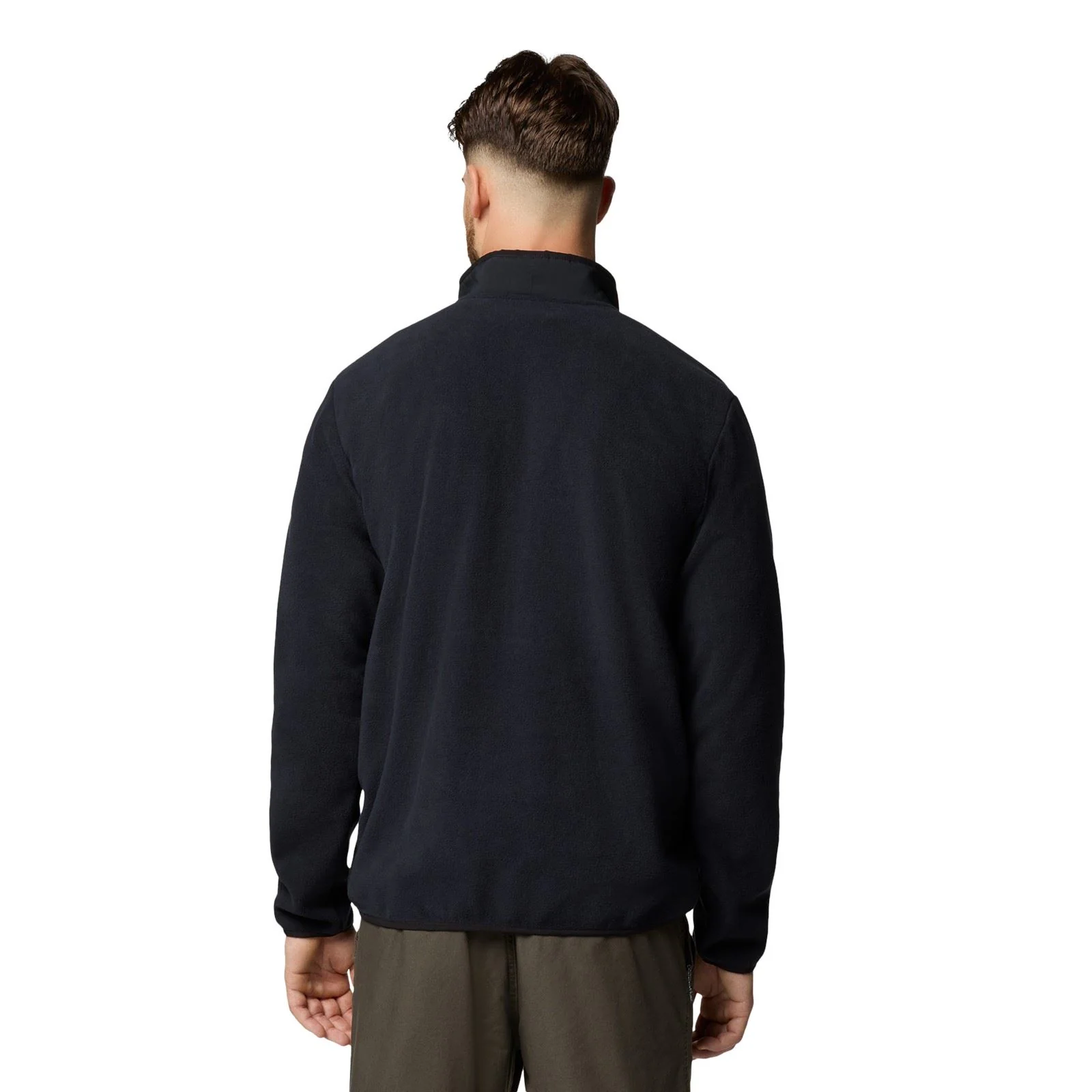 Columbia Sequoia Grove Half Zip Fleece Polyester Men's Black Zip Neck Pullovers - Image 7
